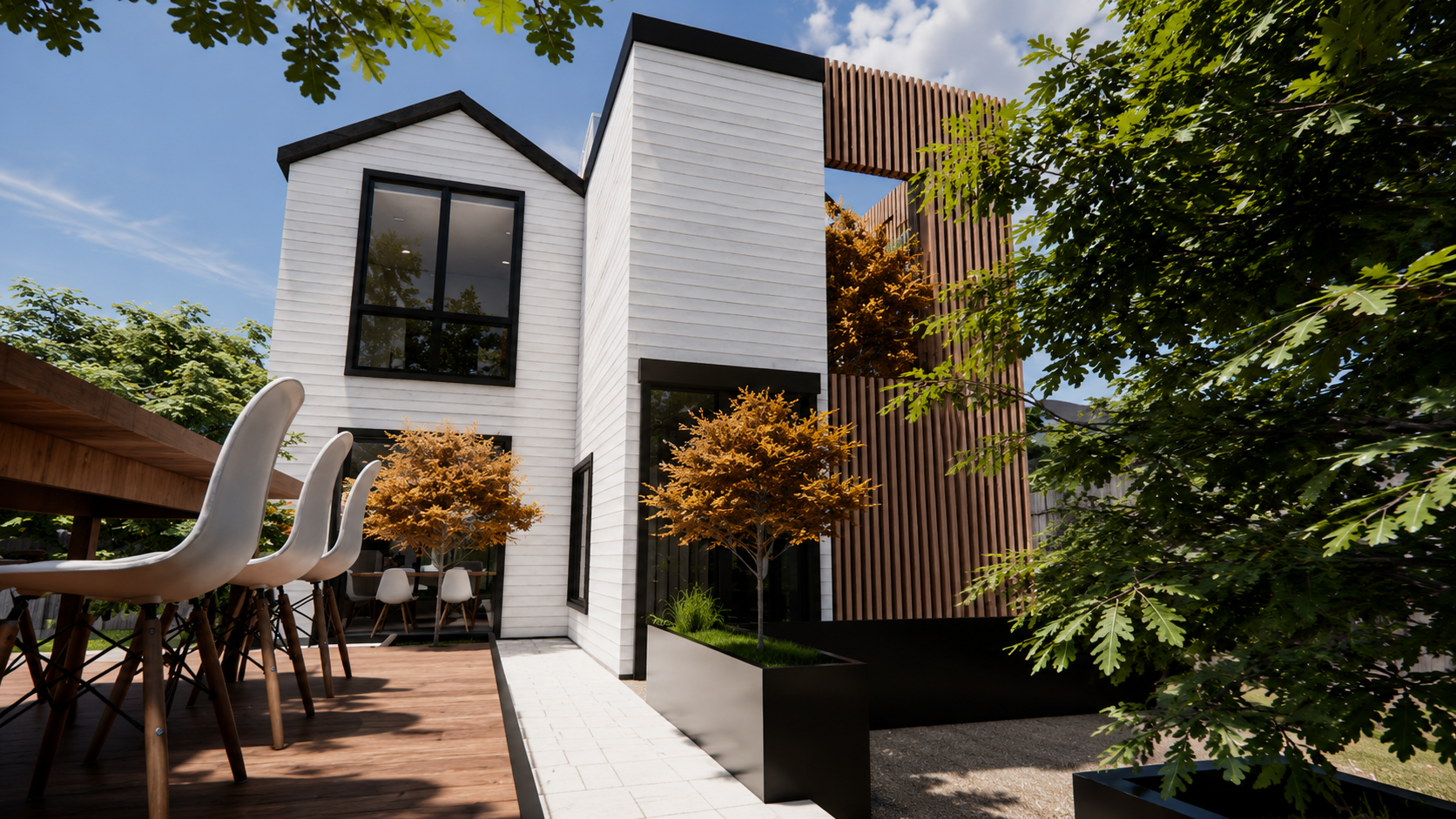 Courtyard Slats
