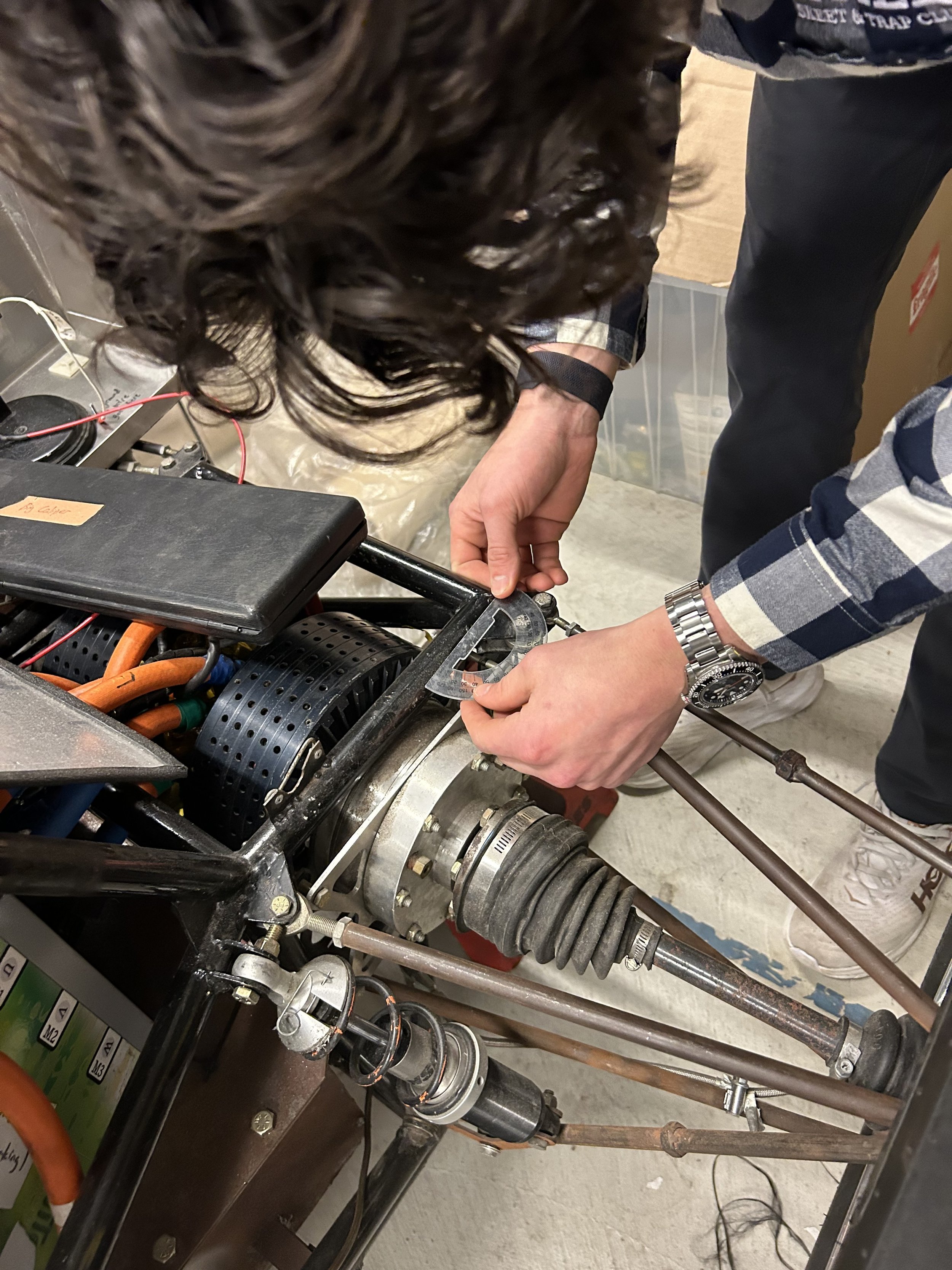Reverse engineering tabs from previous car to design and manufacture new ones