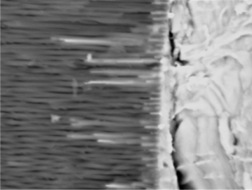 Sample Example 2: Pressed at 800C for 1 hour with a force of 20Kn onto an 80nM mold