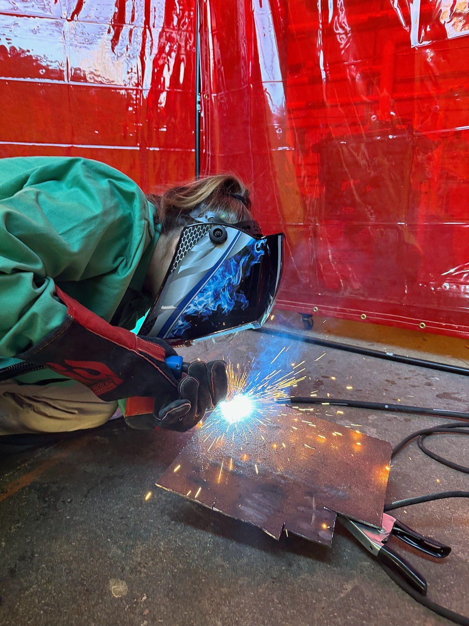 Leading MIG welding trainings