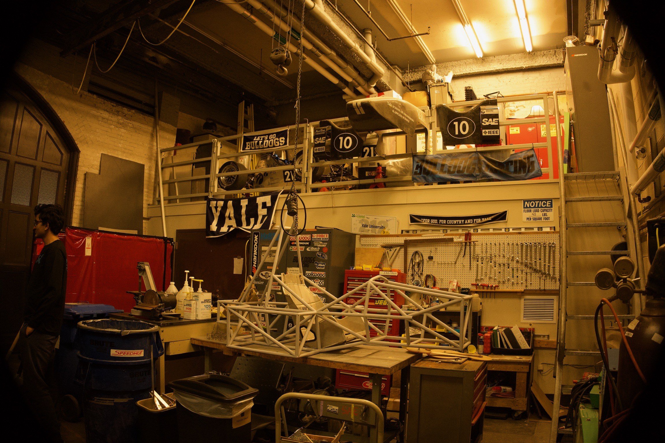 Image of garage where we manufacture