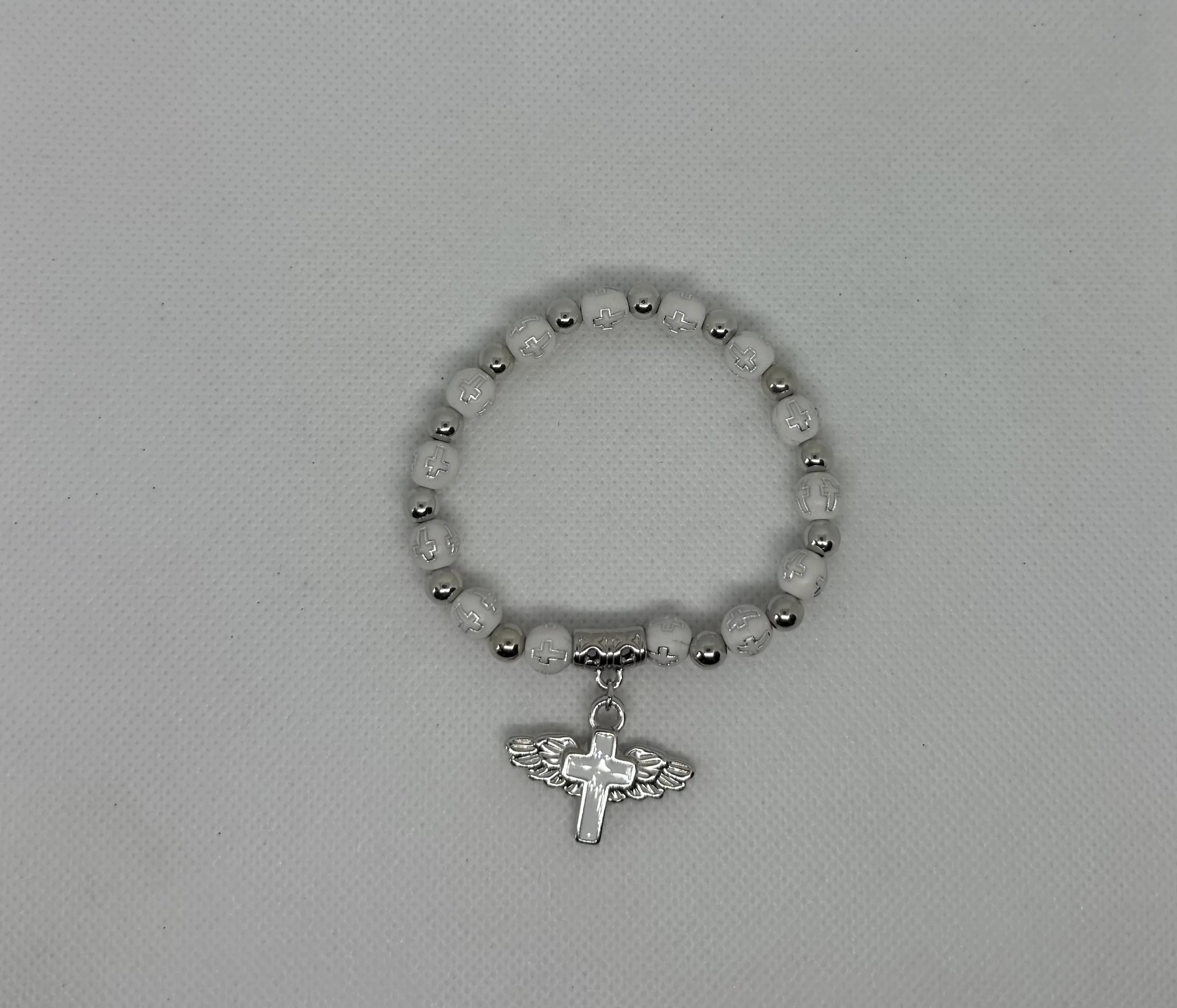 Cross Bracelet Silver Beads.jpeg