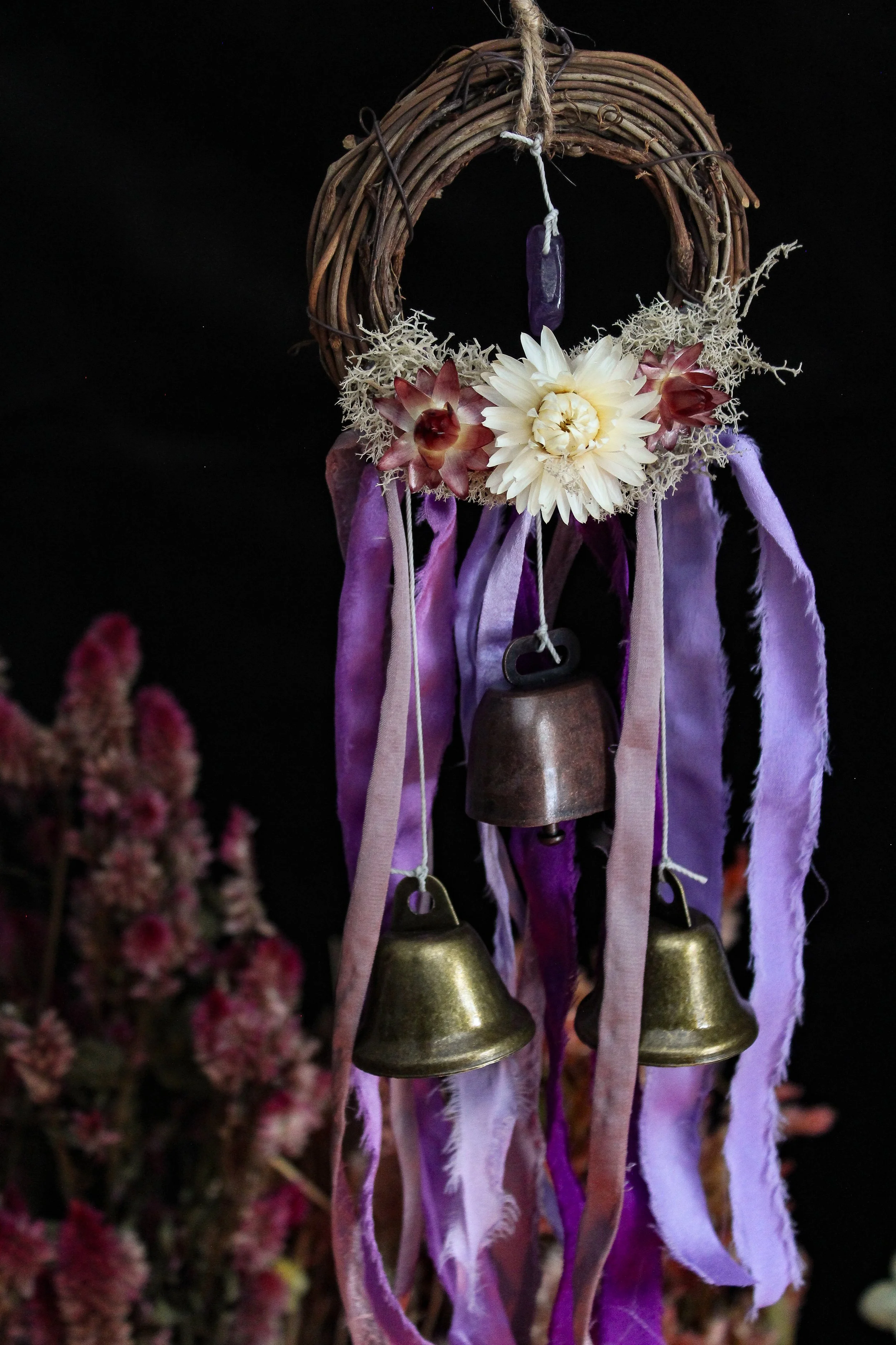 Doorknob Witch Bells - Amethyst