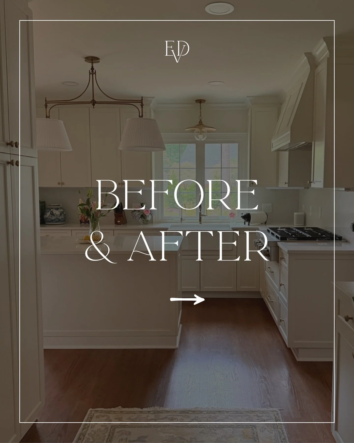 Before &amp; after in Charlotte, NC. A little vision goes a long way! #interiordesign #charlotteinteriors #kitchenrenovation #beforeandafter