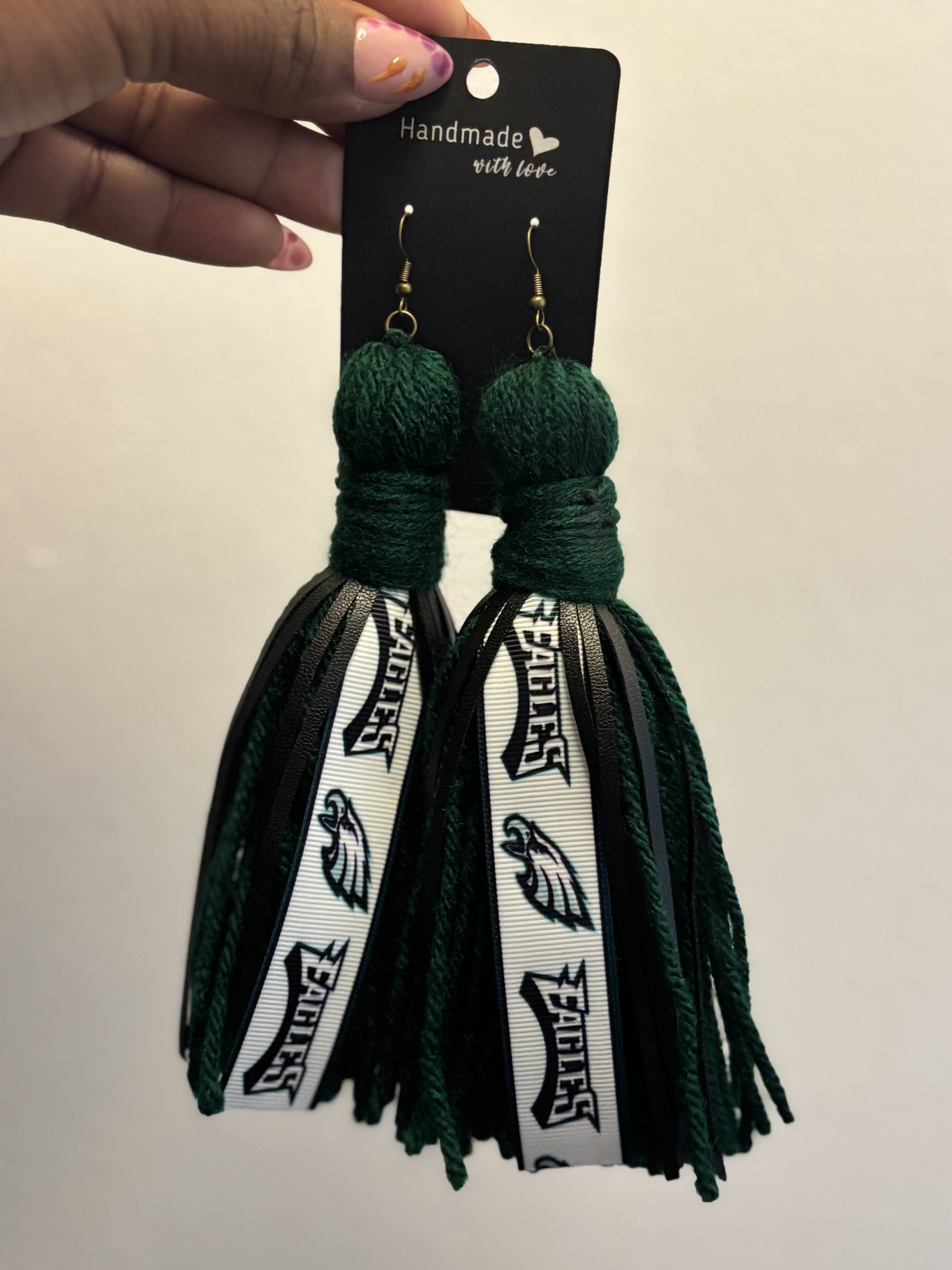 Lovely NFL tassels earrings