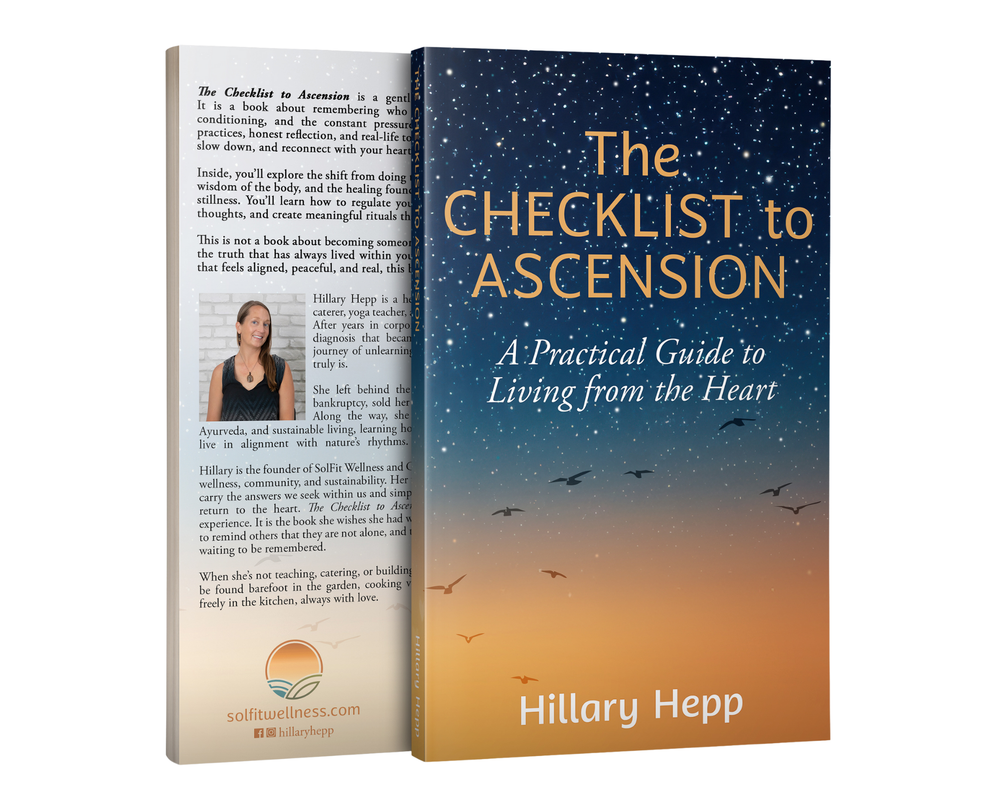 The Checklist to Ascension book by Hillary Hepp, retreat chef and wellness practitioner