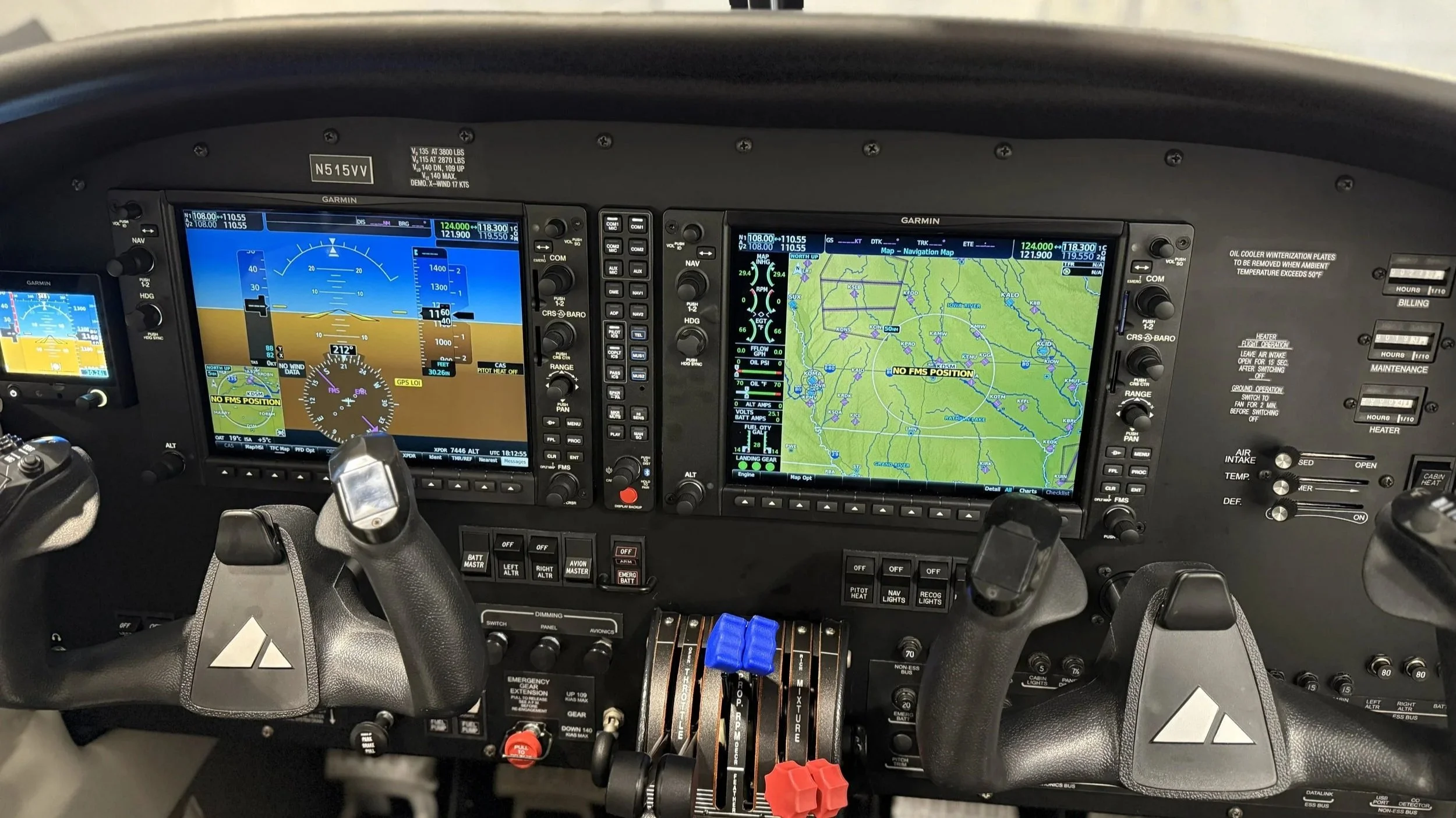 Piper Seminole Multi-Engine Des Moines IA Glass cockpit G1000NXI
