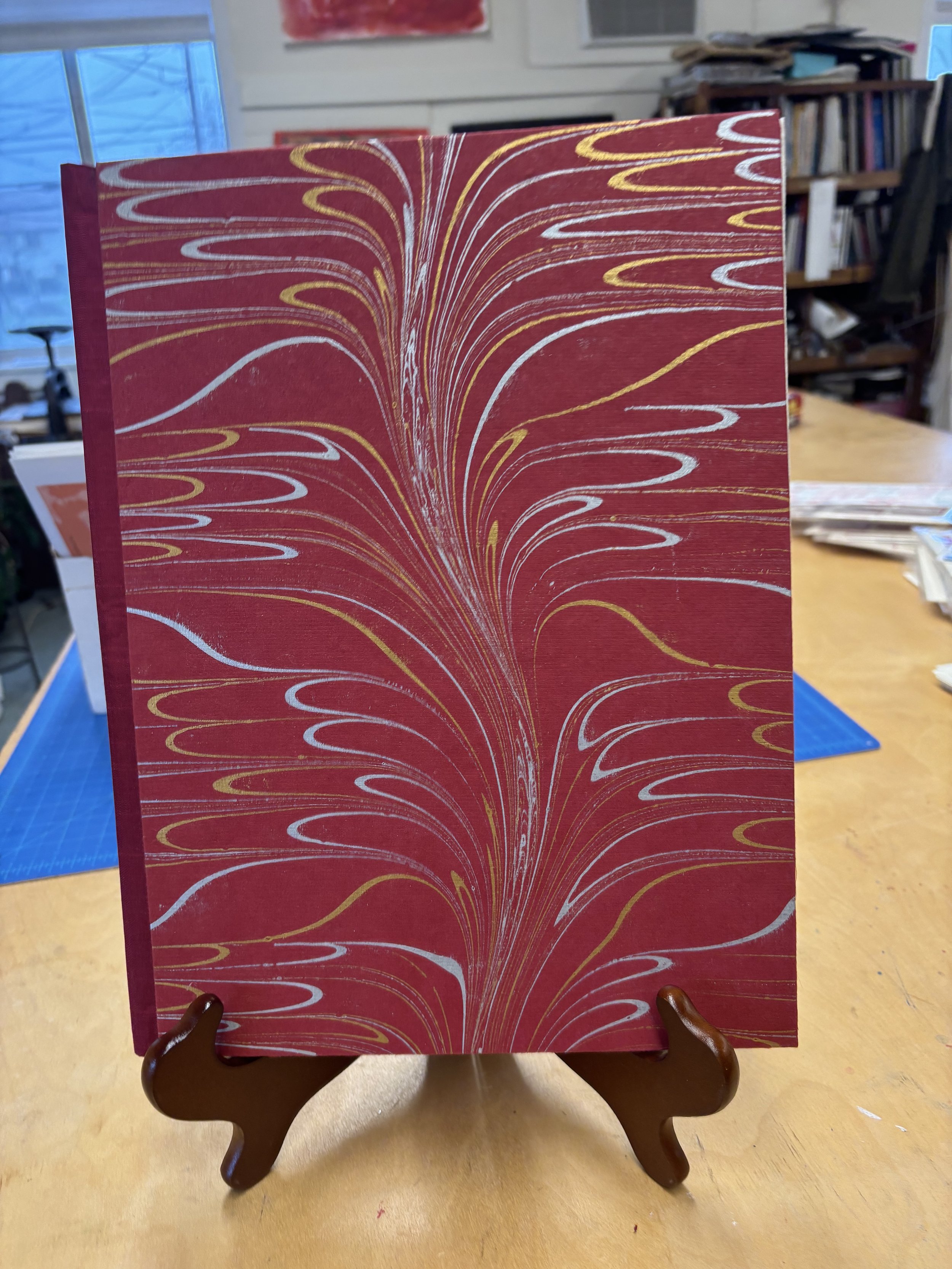 dream journal red and silver