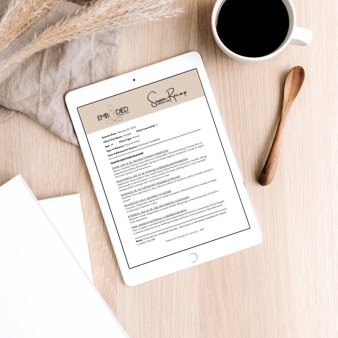 Emotion Code® - Adults (18+)