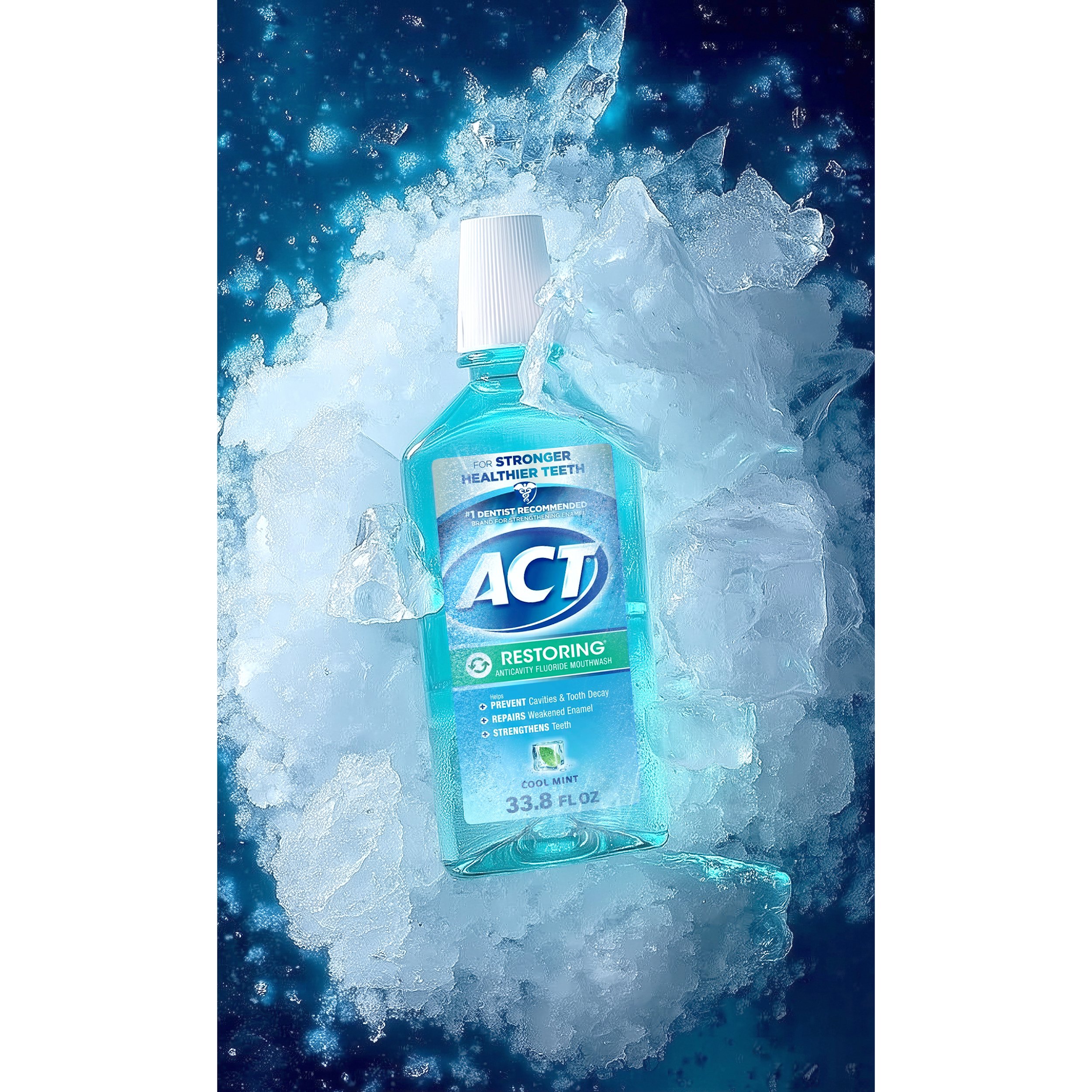 Act Cool Mint Mouthwash (Social & Print)