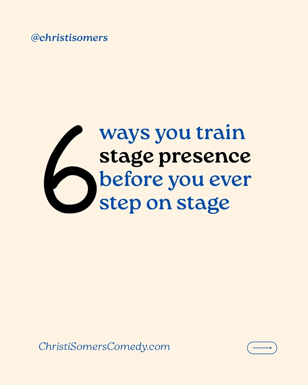I used to think you had to develop stage presence on the stage. Like you stepped into a better version of yourself once the microphone appeared? 

Now I know it starts long before that!

#StandUpComedy #PublicSpeaking #PresenceUnderPressure #StagePre