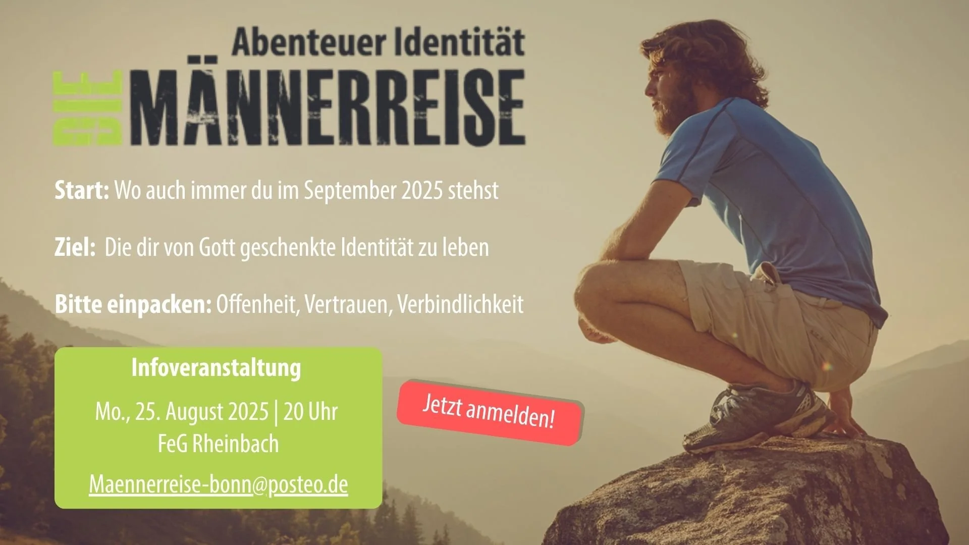 Infoveranstaltung - Männerreise