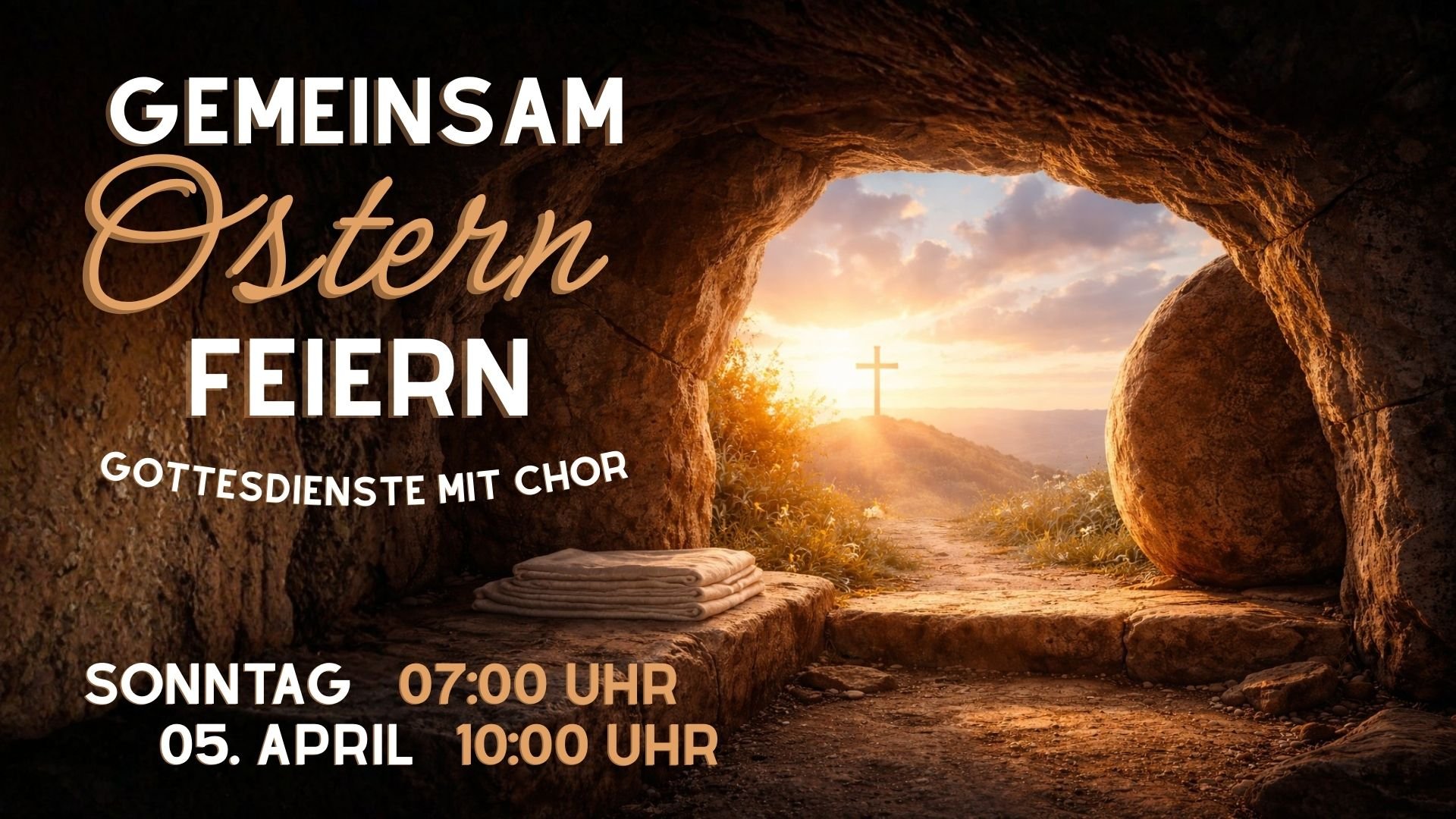 Ostergottesdienste 7:00 Uhr & 10:00 Uhr