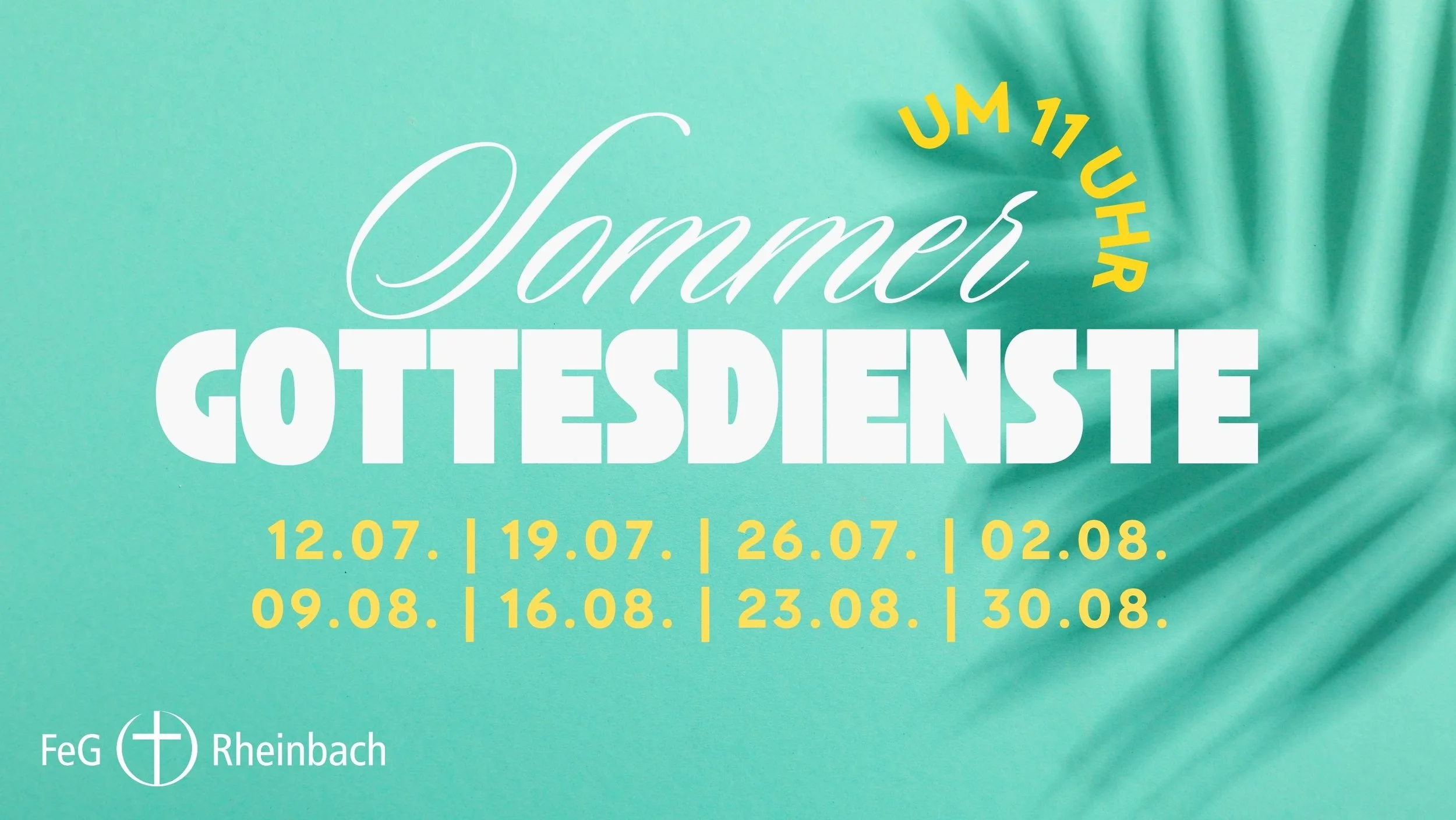 Sommergottesdienste