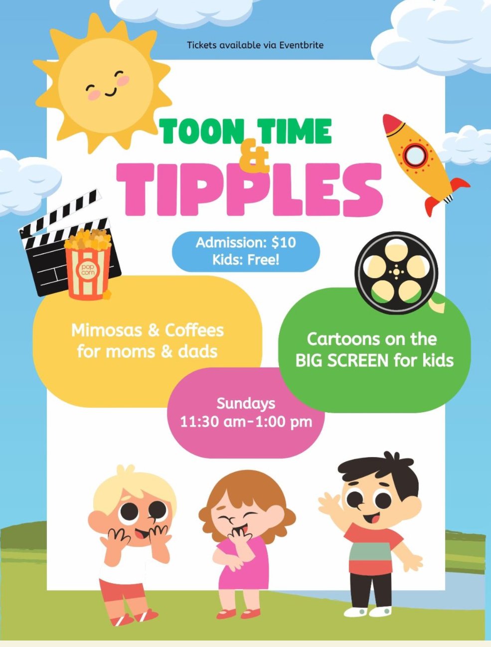 Cartoon Time for Exhausted Parents