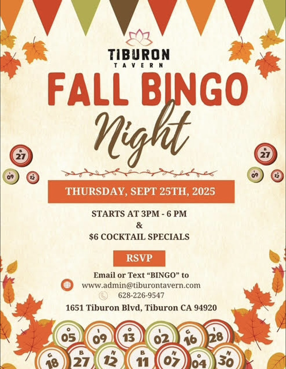 Bingo at Tiburon Tavern