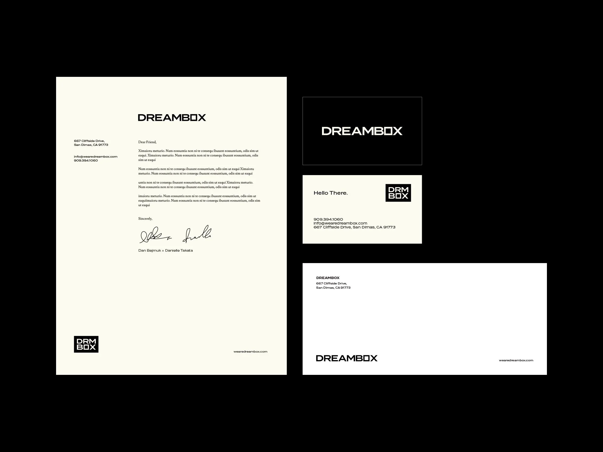 alfredoluviano® · Dreambox BrandIdentity Stationary