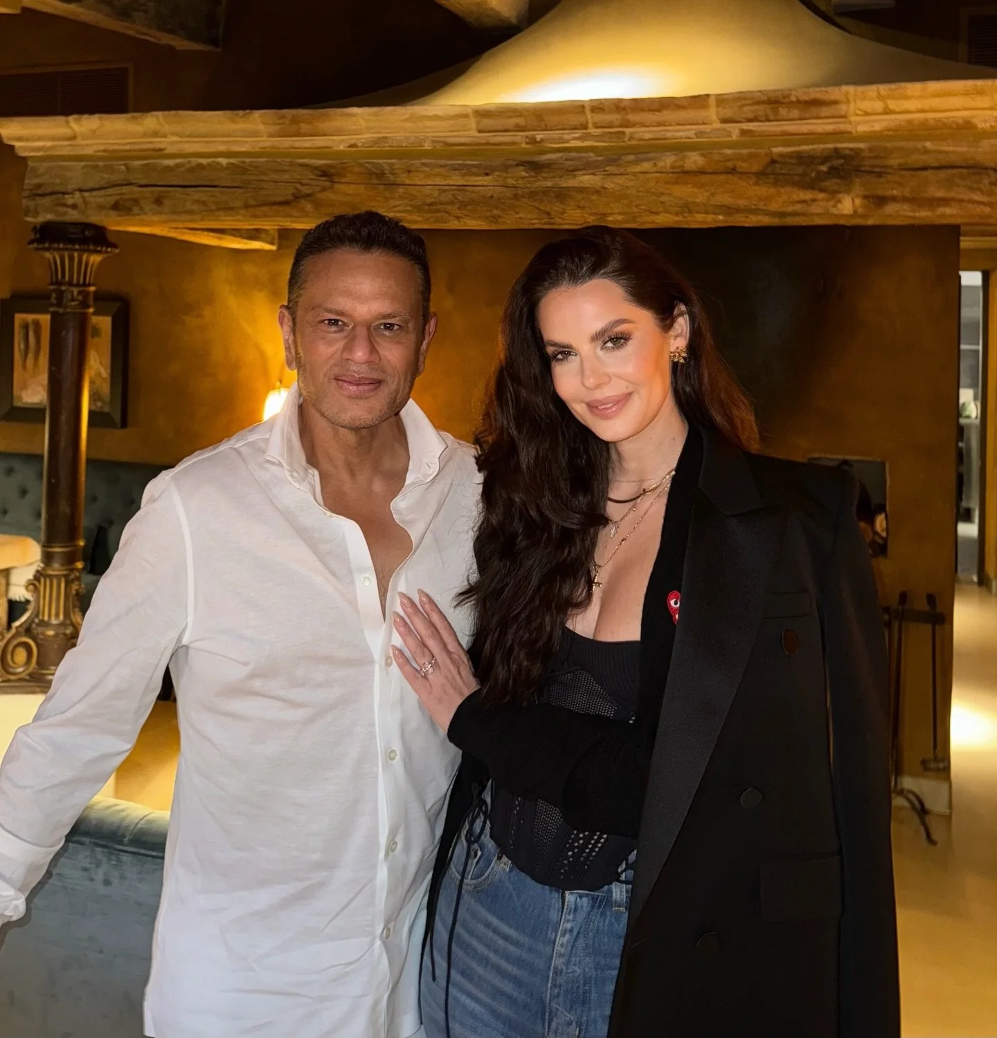 April 8, 2025 &mdash; the surprise second proposal 💍✨

Naeem planned it with the help of his dear friend @ryanseacrest, and I was completely shocked in the most beautiful way. Set at Reschio &mdash; a breathtaking thousand-year-old estate and restor