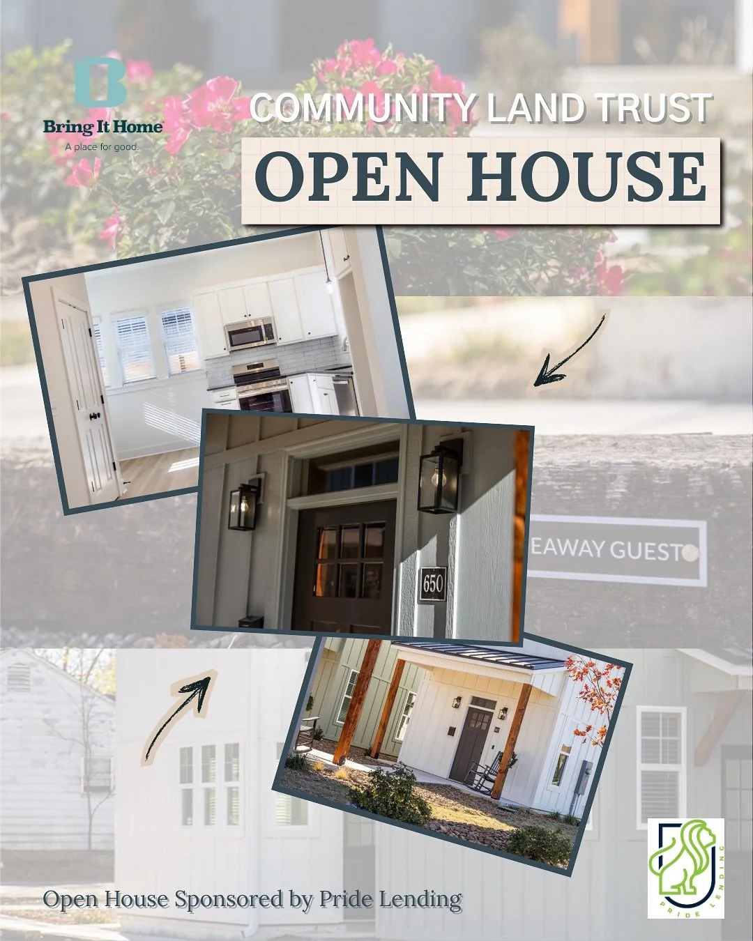 Join us March 15th from 1-3pm for an Open House to learn more about Arkansas&rsquo;s first Community Land Trust!

Drop in and tour the homes, enjoy light refreshments, and learn more about the Community Land Trust. This is a great opportunity to see 