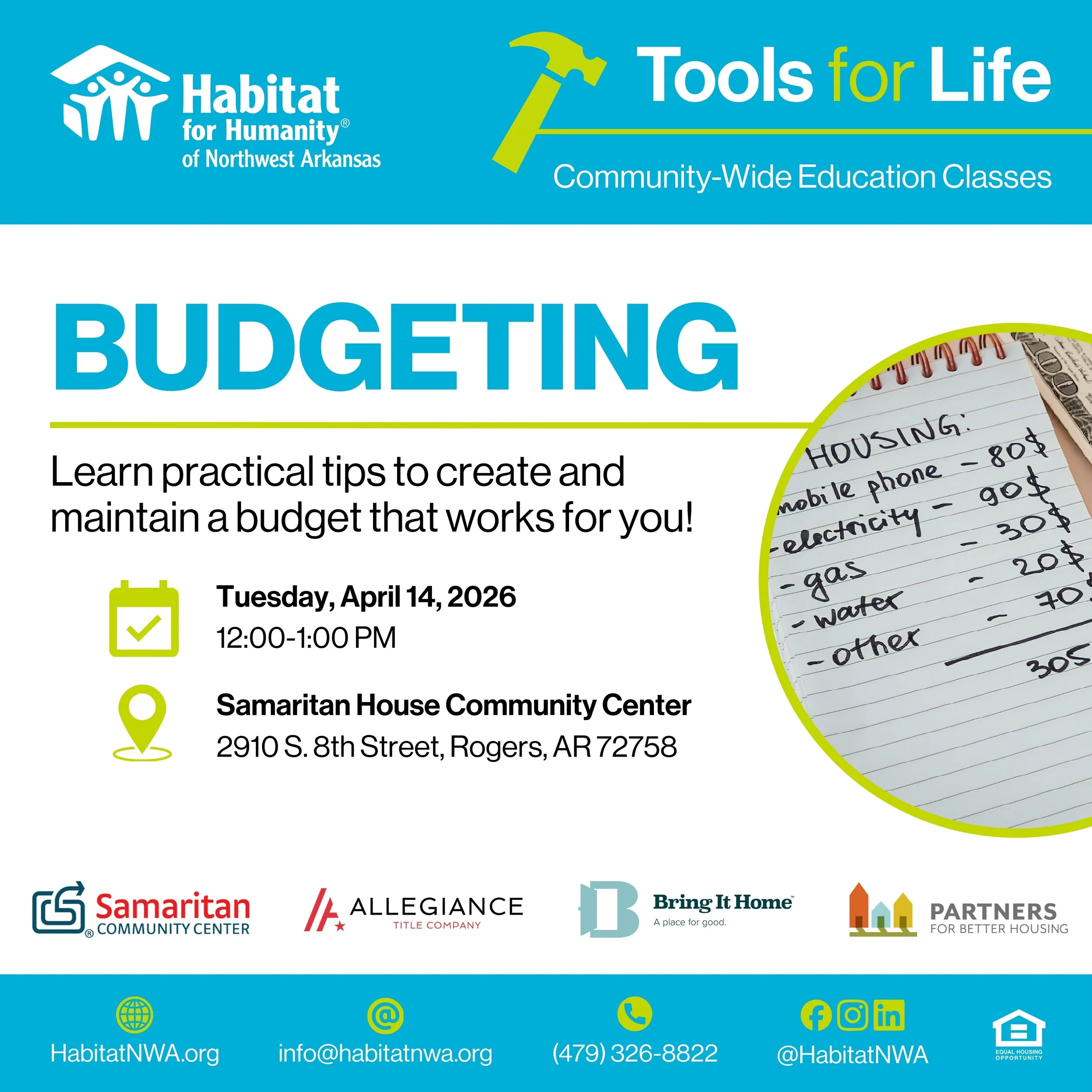 Budgeting Community Training 
