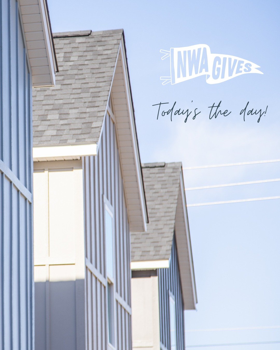 NWA Gives Day is today- and we hope that you join in on Northwest Arkansas's largest day of annual giving! 

In Northwest Arkansas, the people who keep our community running- teachers, firefighters, service workers, and healthcare staff- are being pr