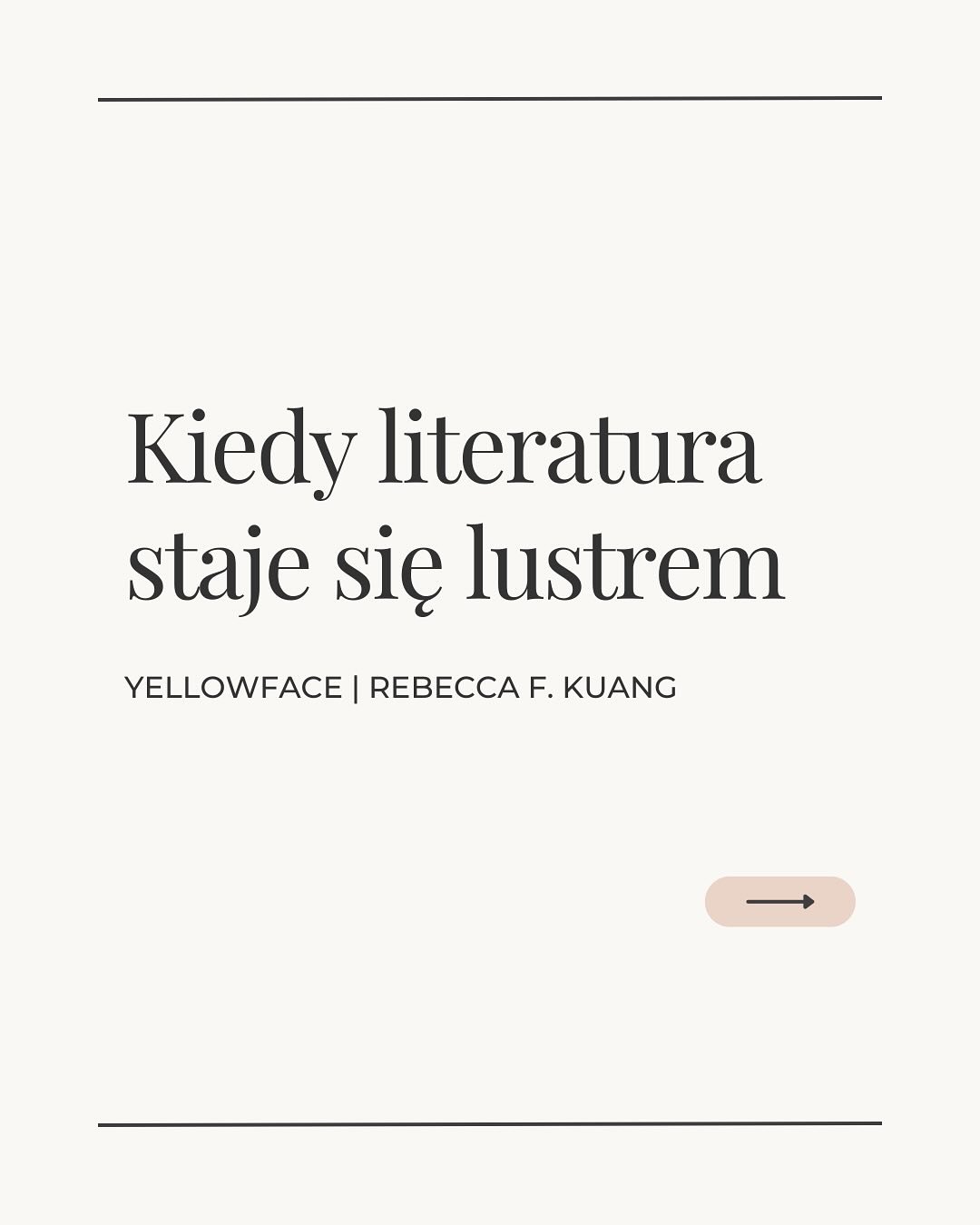 💛 AMARILLA &mdash; czy sukces naprawdę dobrze smakuje? A gdy nie należy do ciebie? A może to tylko gorzka posypka przykrywająca nadgryziony przez kogoś tort?

✍️ Rebecca F. Kuang stworzyła powieść jak szpilki od Louboutina &ndash; ostre, stylowe i g
