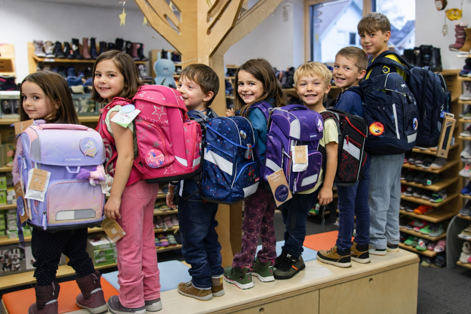 Schultaschenevent in der Treuen Sohle