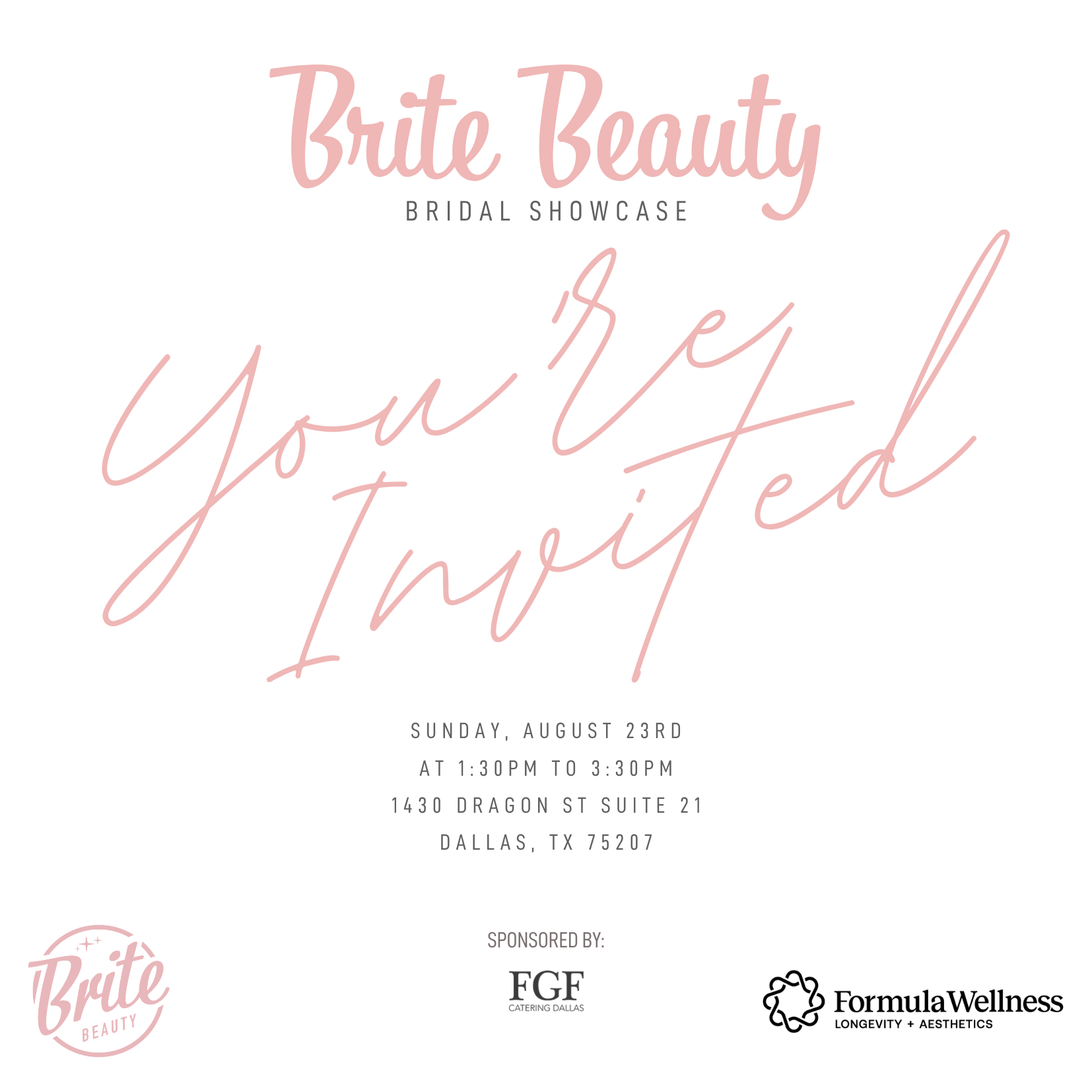 Fall Bridal Showcase: Brite Beauty x Formula Wellness