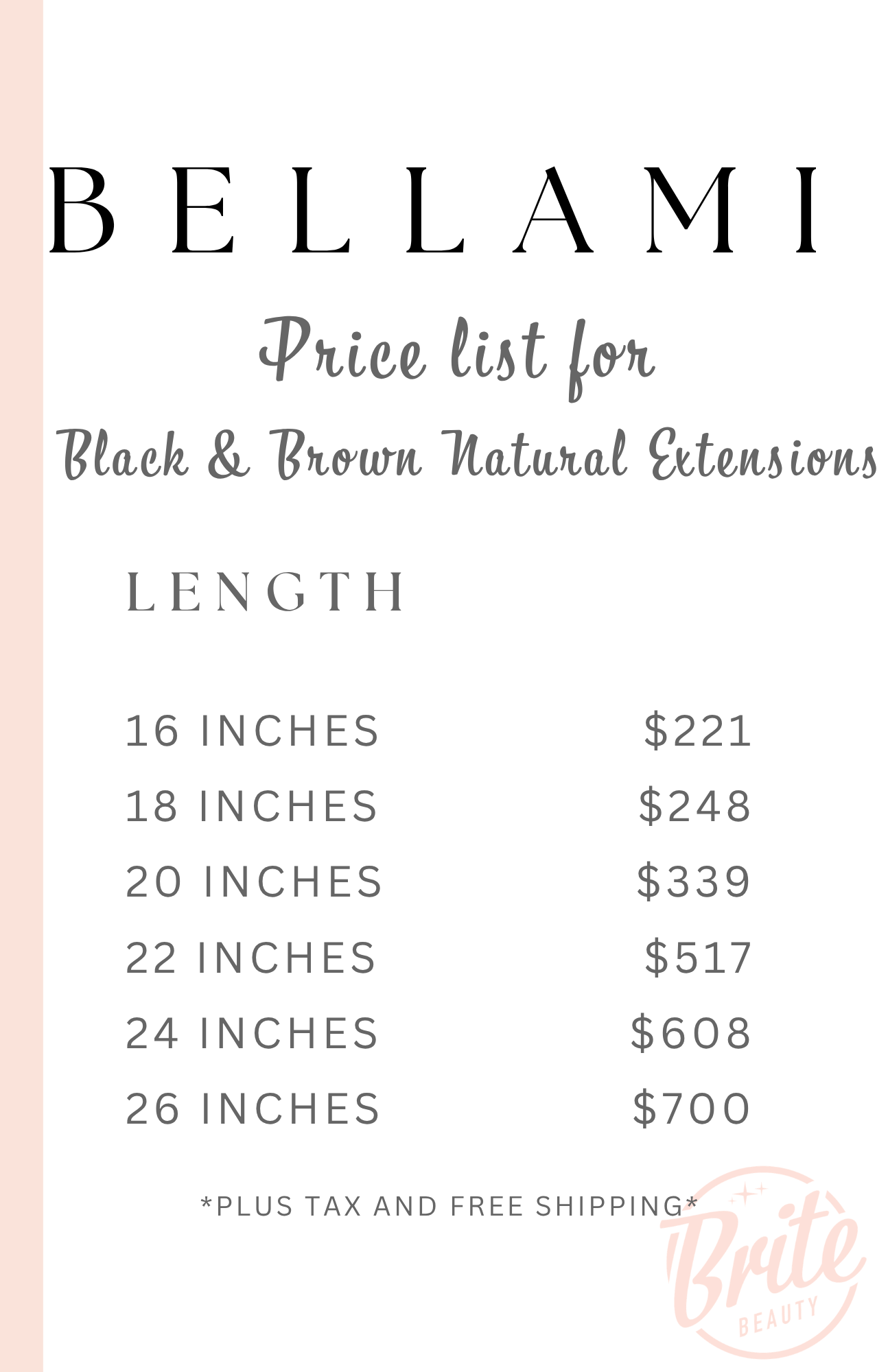 BELLAMI Hair Extension, Brite Beauty Hair Extensions, Hair Extensions, Wedding HAir Extension, Brite Hair Extensions