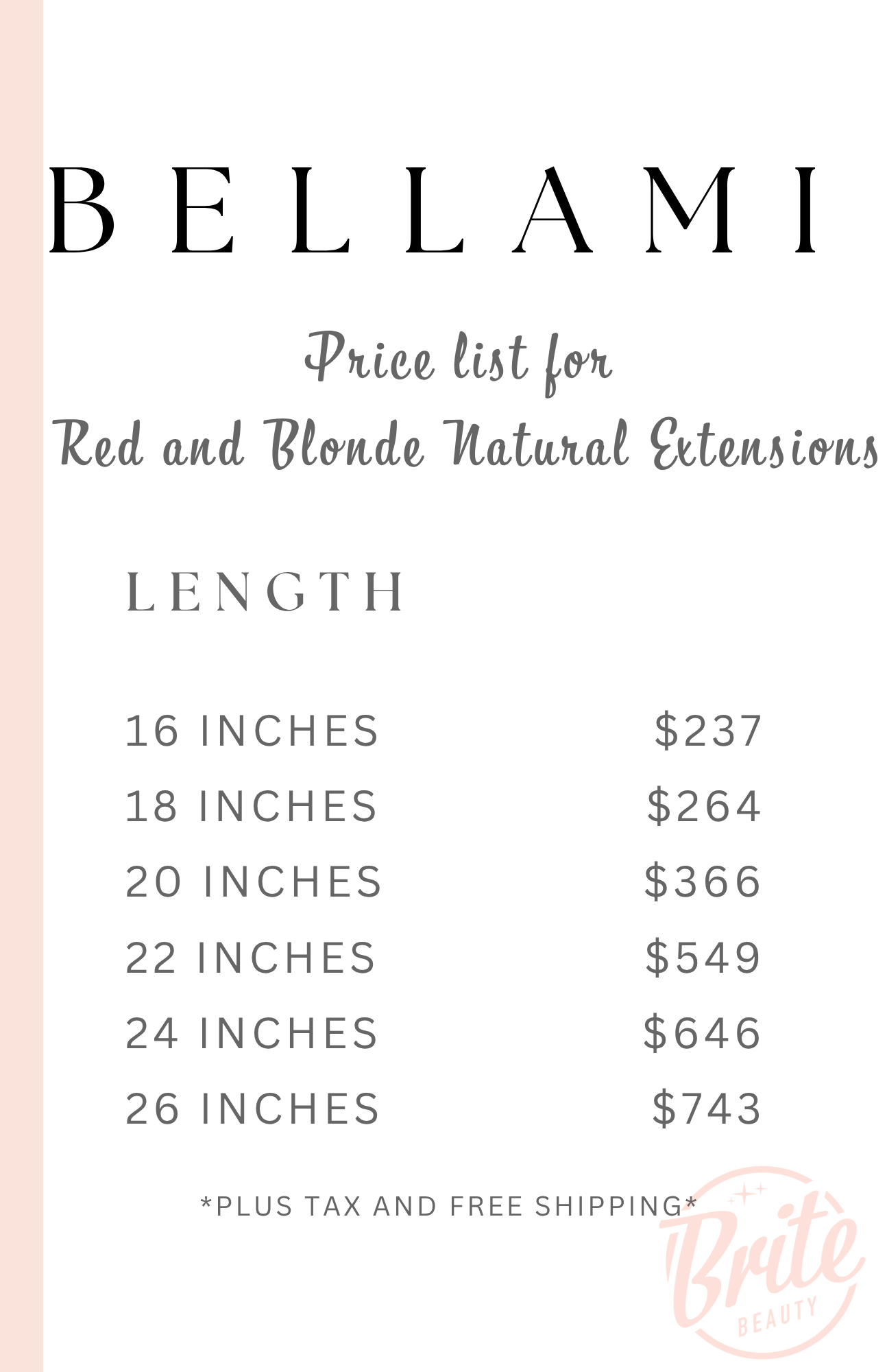 BELLAMI Hair Extension, Brite Beauty Hair Extensions, Hair Extensions, Wedding HAir Extension, Brite Hair Extensions