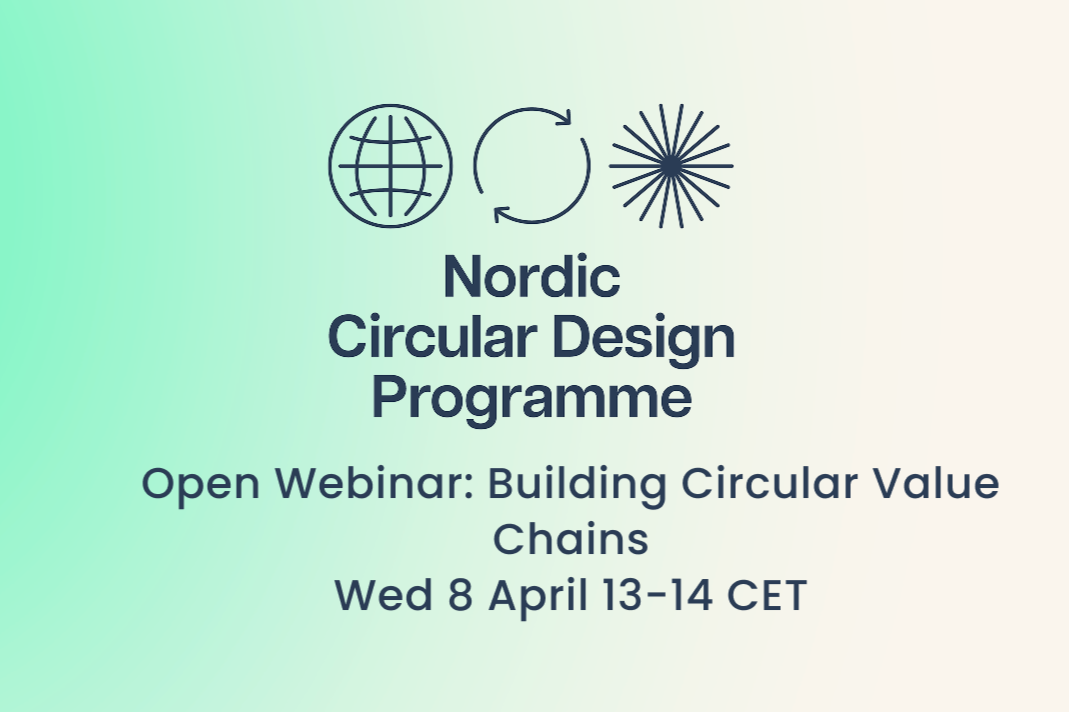 Open Webinar: Building Circular Value Chains
