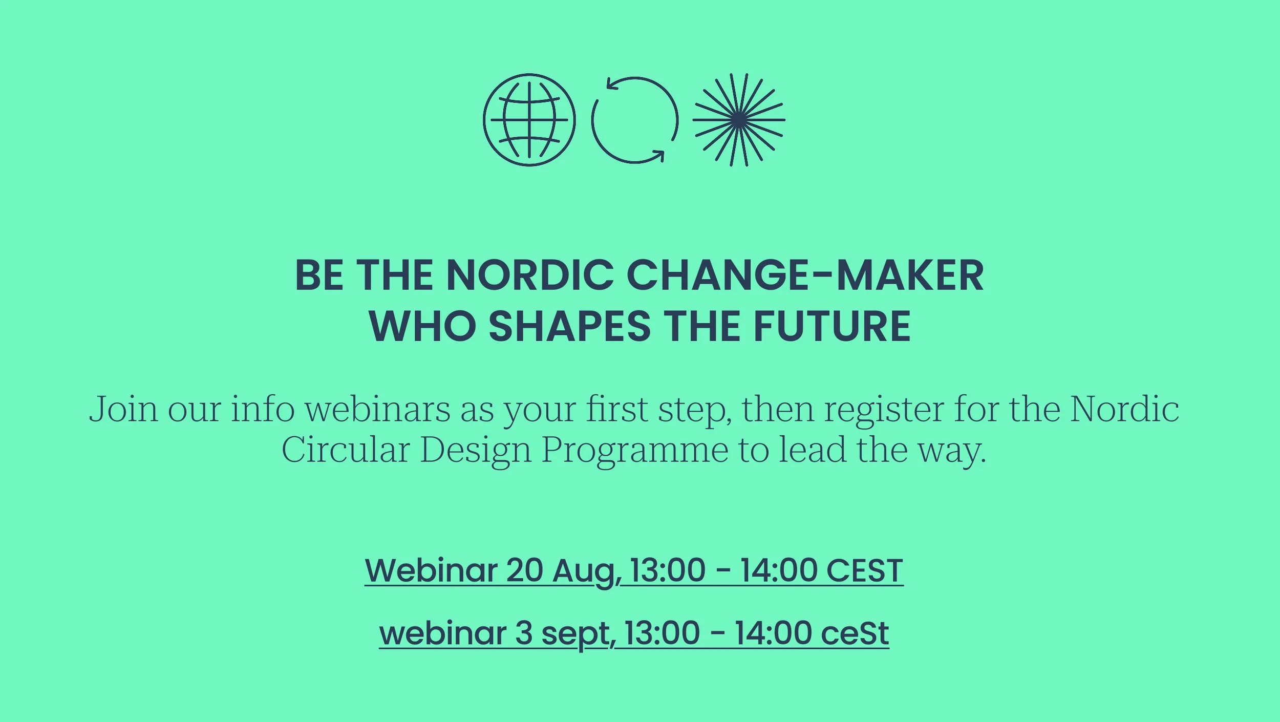 Join one of our info webinars on 20 Aug & 3 Sept
