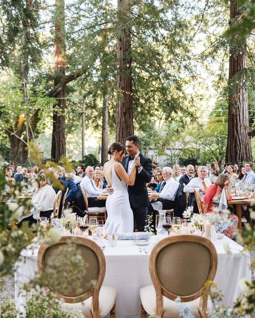 A sweetheart table we'll never forget 🌲

Venue @dpvweddings 
Planning @mydandelionevent 
Florals @wallflower.sanfrancisco 
Photo @ashleycarlascio 
Rentals @encoreeventsrentals @bbjlatavola
 #winecountrywedding #sonomacounty #eventcatering #weddingta