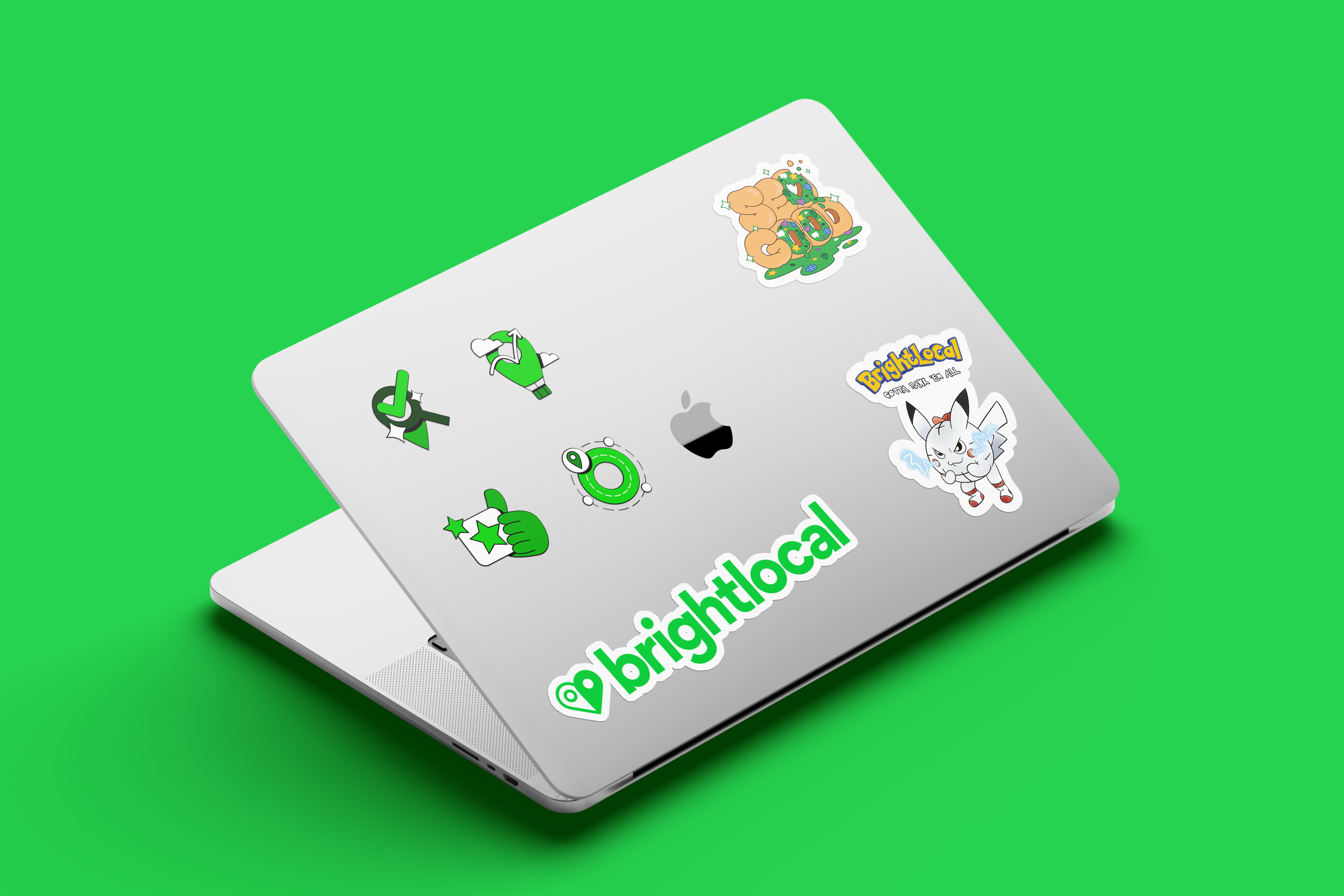 BrightLocal product on laptop