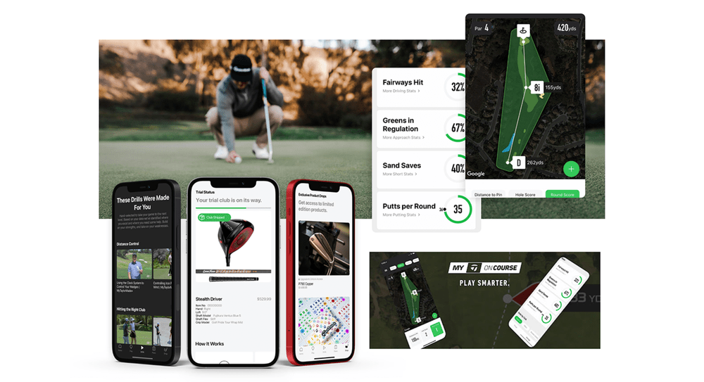 App screen collage