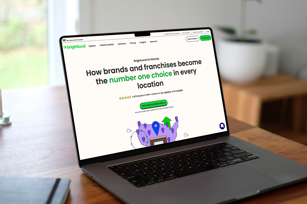 BRIGHTLOCAL - Product Design