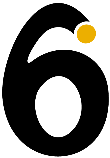 6 Egg Design Logo
