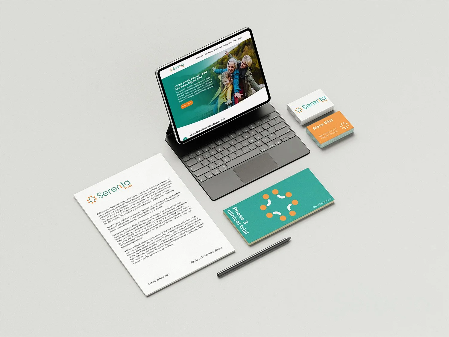 Clinical trial design and brand identity
