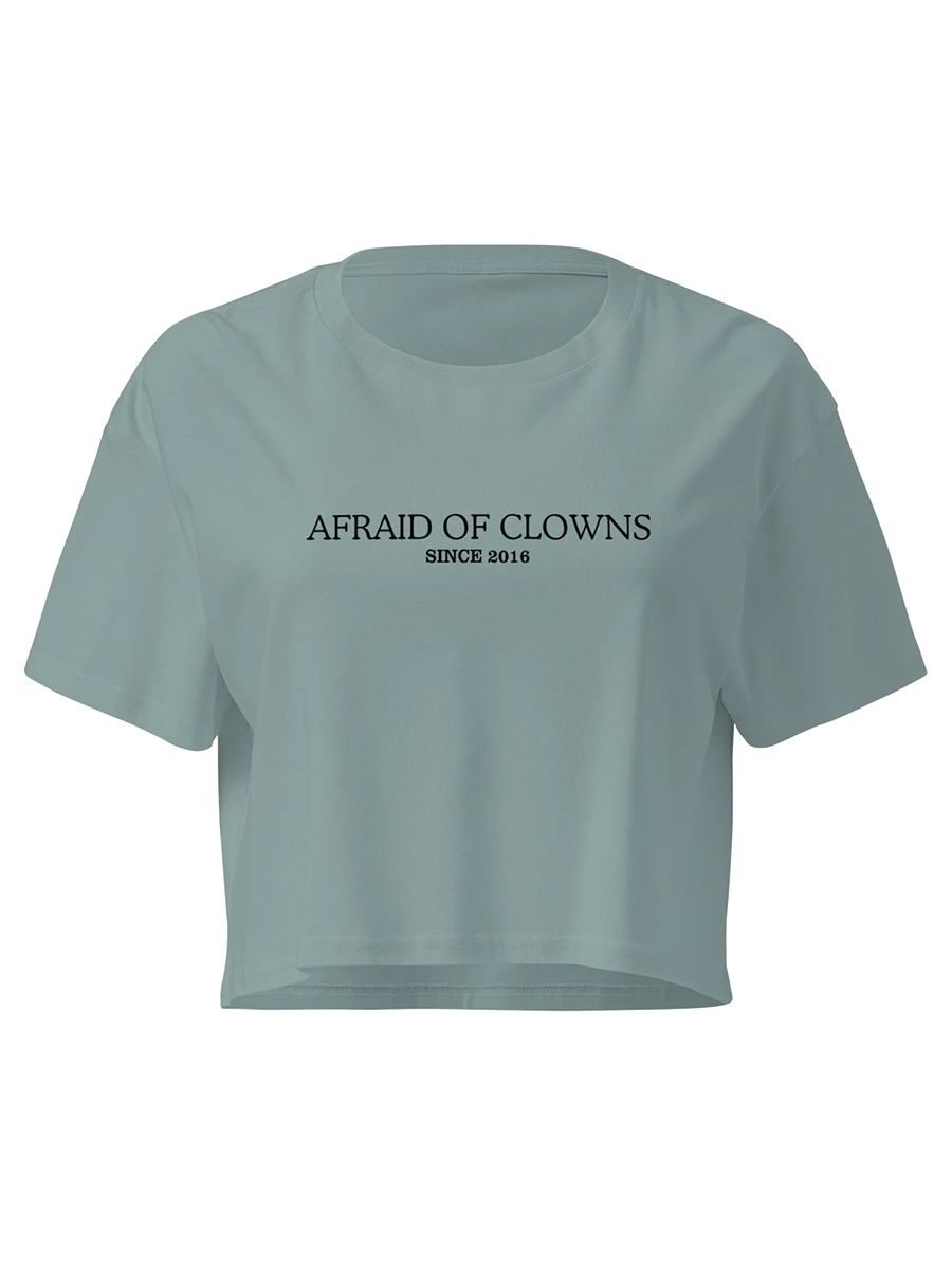 Afraid of Clowns  Crop Top