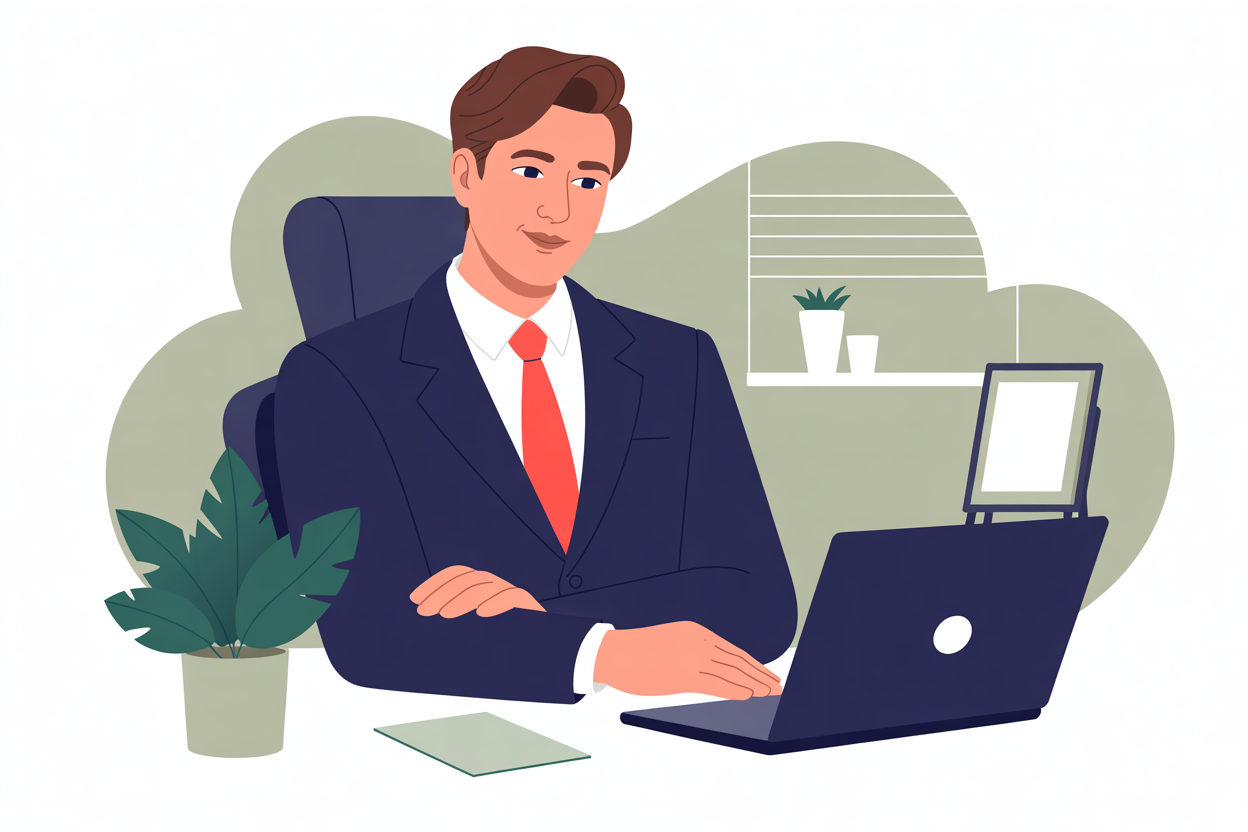 A therapist providing telehealth therapy