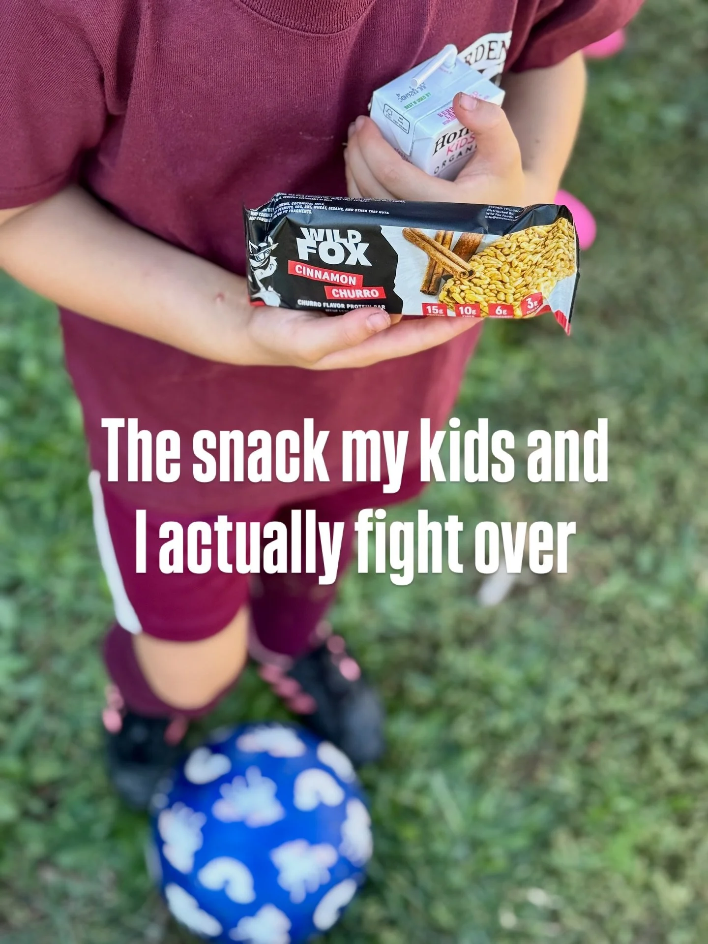 Tastes like a churro and a Rice Krispie treat had a baby &mdash; yet somehow it&rsquo;s actually healthy.
@wildfoxfoods nailed it.

Packed with fiber and protein, it&rsquo;s the perfect soccer snack or mom-on-the-go pick-me-up.

Not an ad &mdash; jus