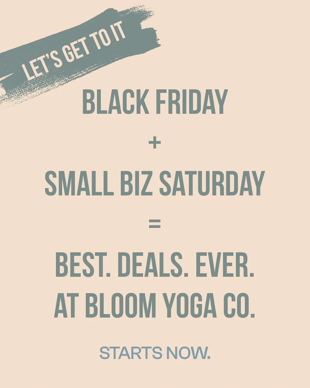 We couldn&rsquo;t wait! Eeeeeeek! Bloom&rsquo;s holiday deals START NOW!