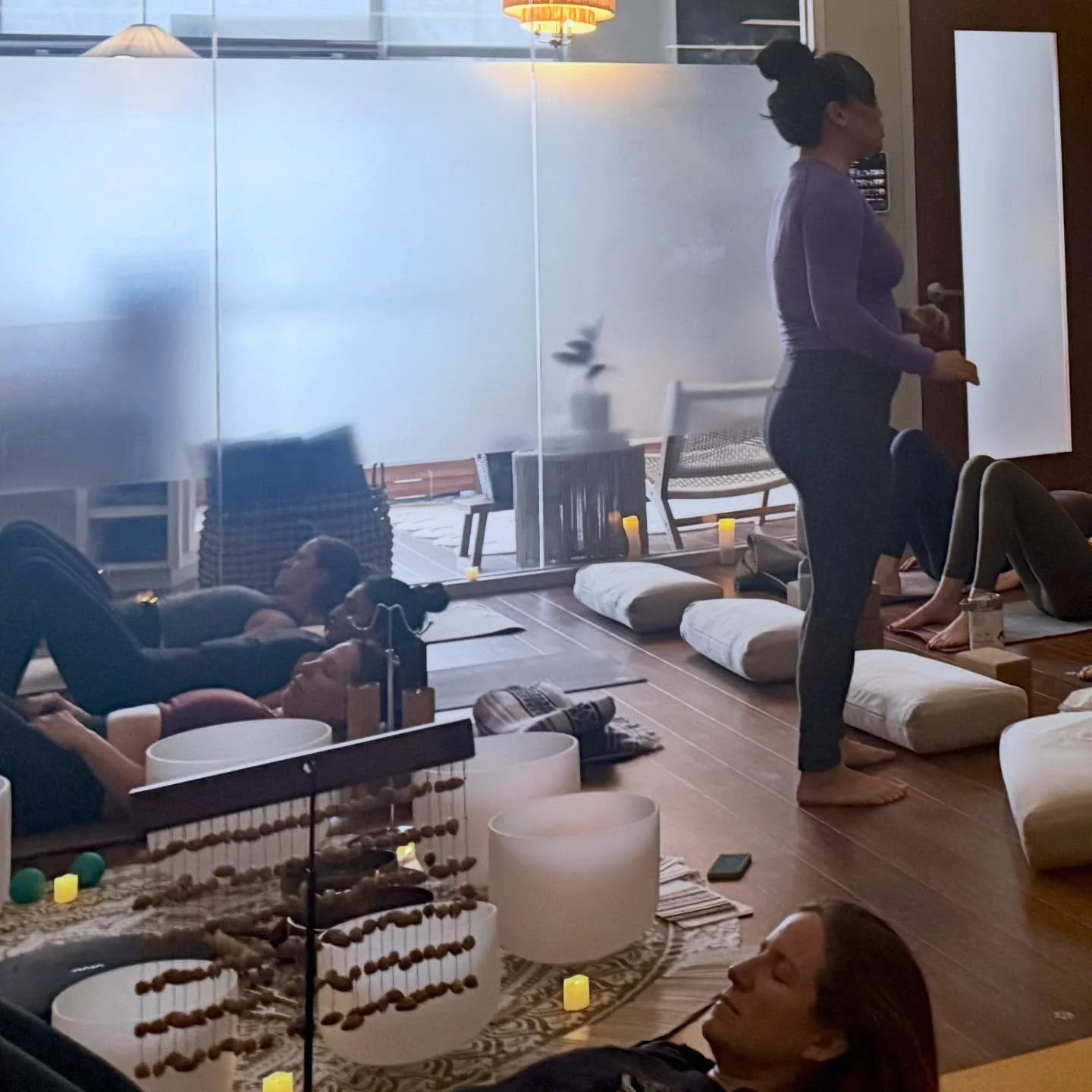 Yesterday at Bloom, we gathered for Finding Stillness with the incredible @angelatarahsu &mdash;and the room was full. Of community. Of love. Of light. Of peace.💫

An afternoon of movement, release, and deep rest.

We flowed.
We softened with self-m