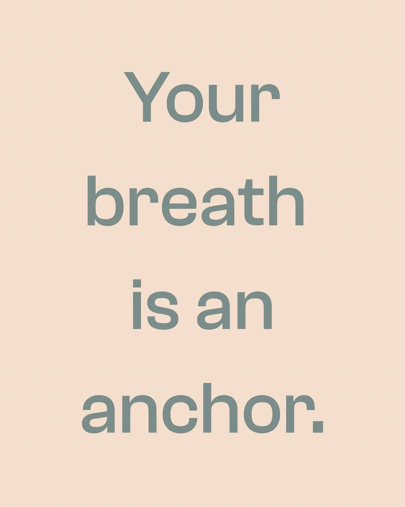 When things feel busy, scattered, or overwhelming, the breath gives us somewhere to return.

In yoga, breath isn&rsquo;t just a tool for movement &mdash; it&rsquo;s a signal to the nervous system that it&rsquo;s safe to slow down.

Longer, steady bre