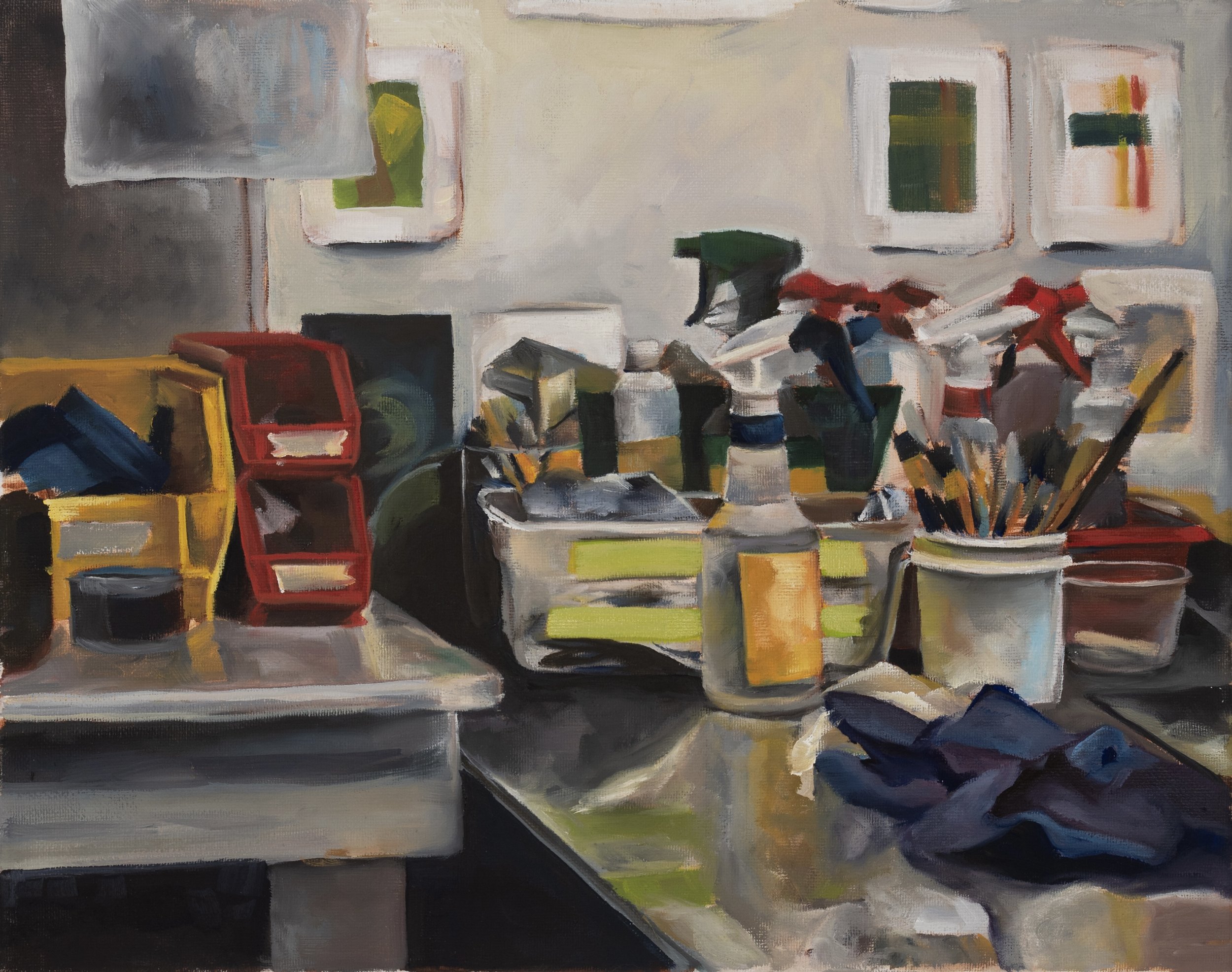 Lebanon St, oil on canvas, 14 in. x 11 in., 2025