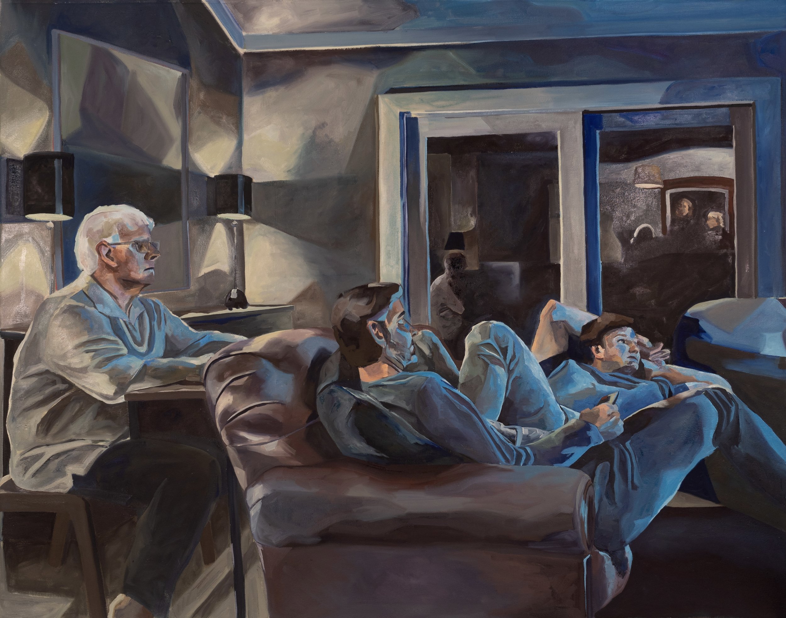 Chessie Ln, oil on canvas, 48 in. x 60 in., 2025
