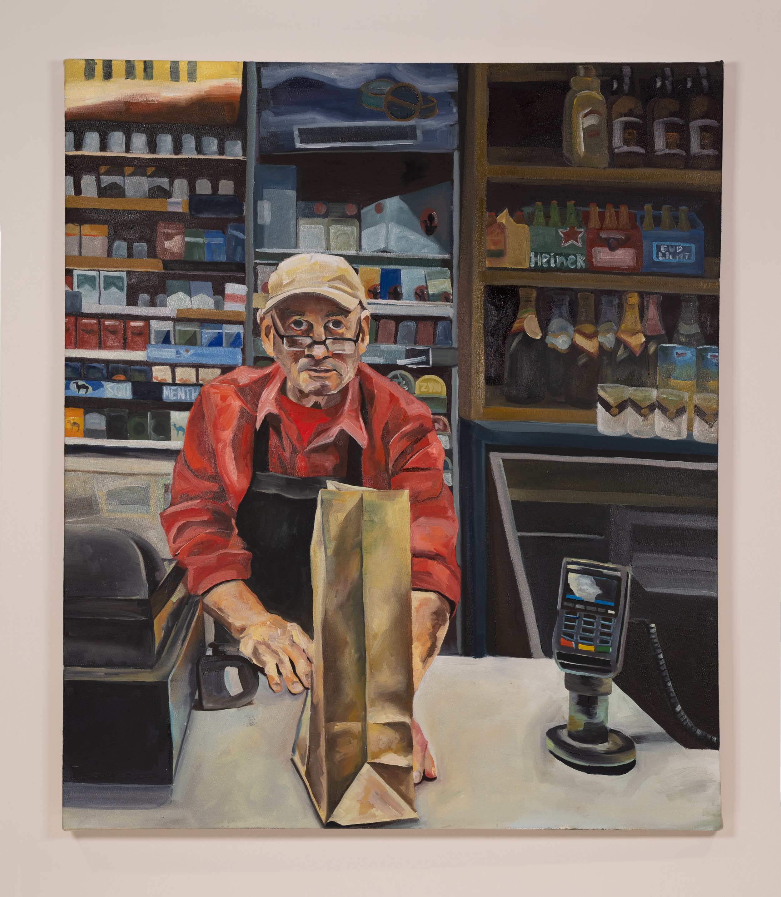 Allen St, oil on canvas, 28 in. x 32 in., 2025