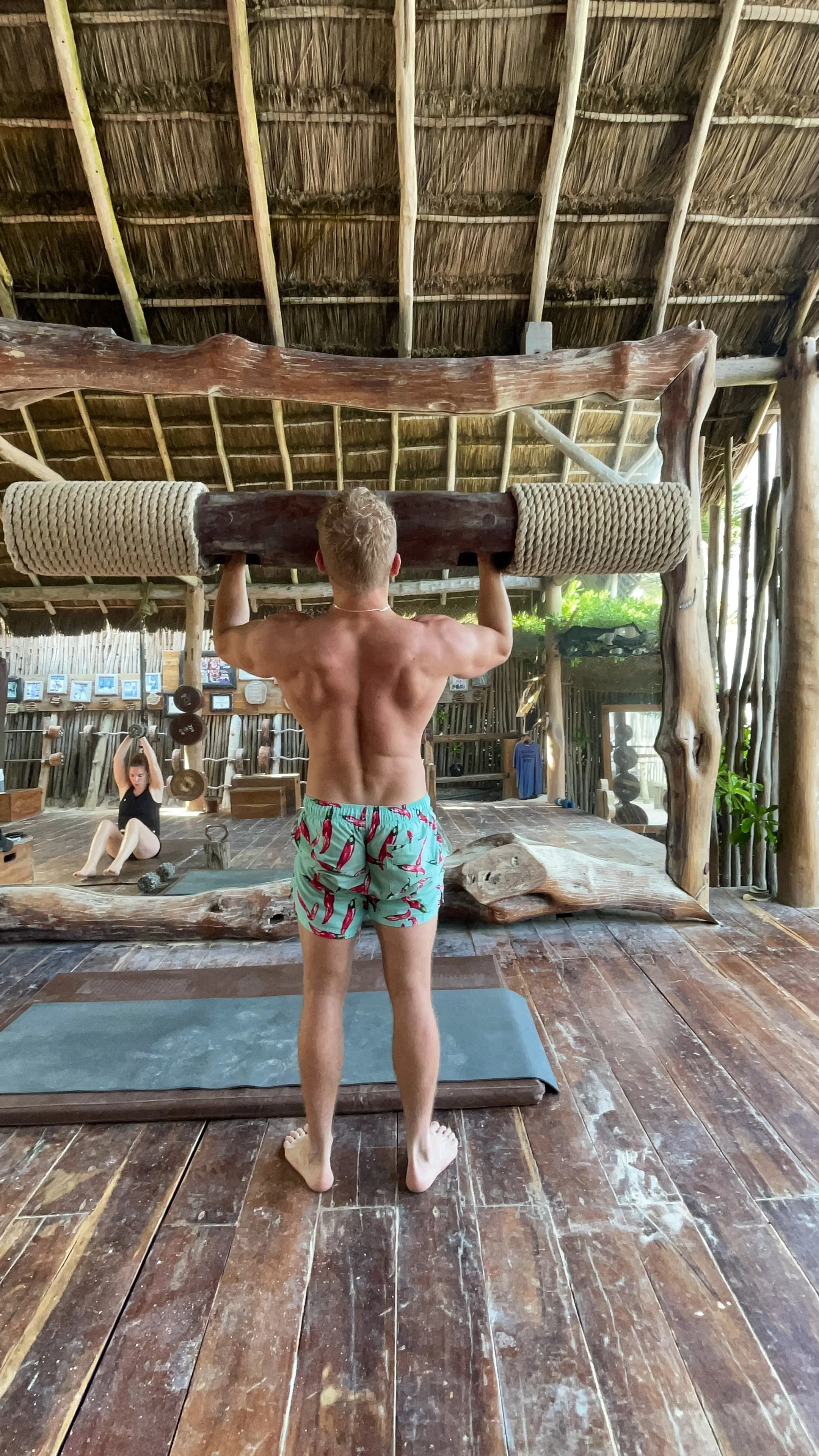 Day 1 in Tulum: Strength Training With Rocks and Wood