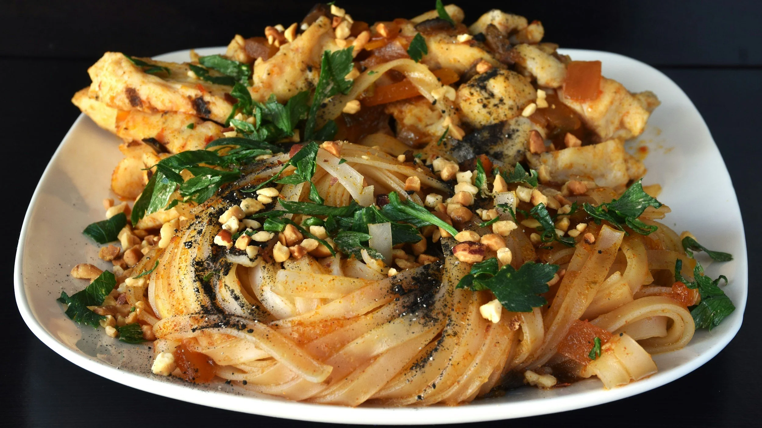 Thai Peanut Chicken Noodles