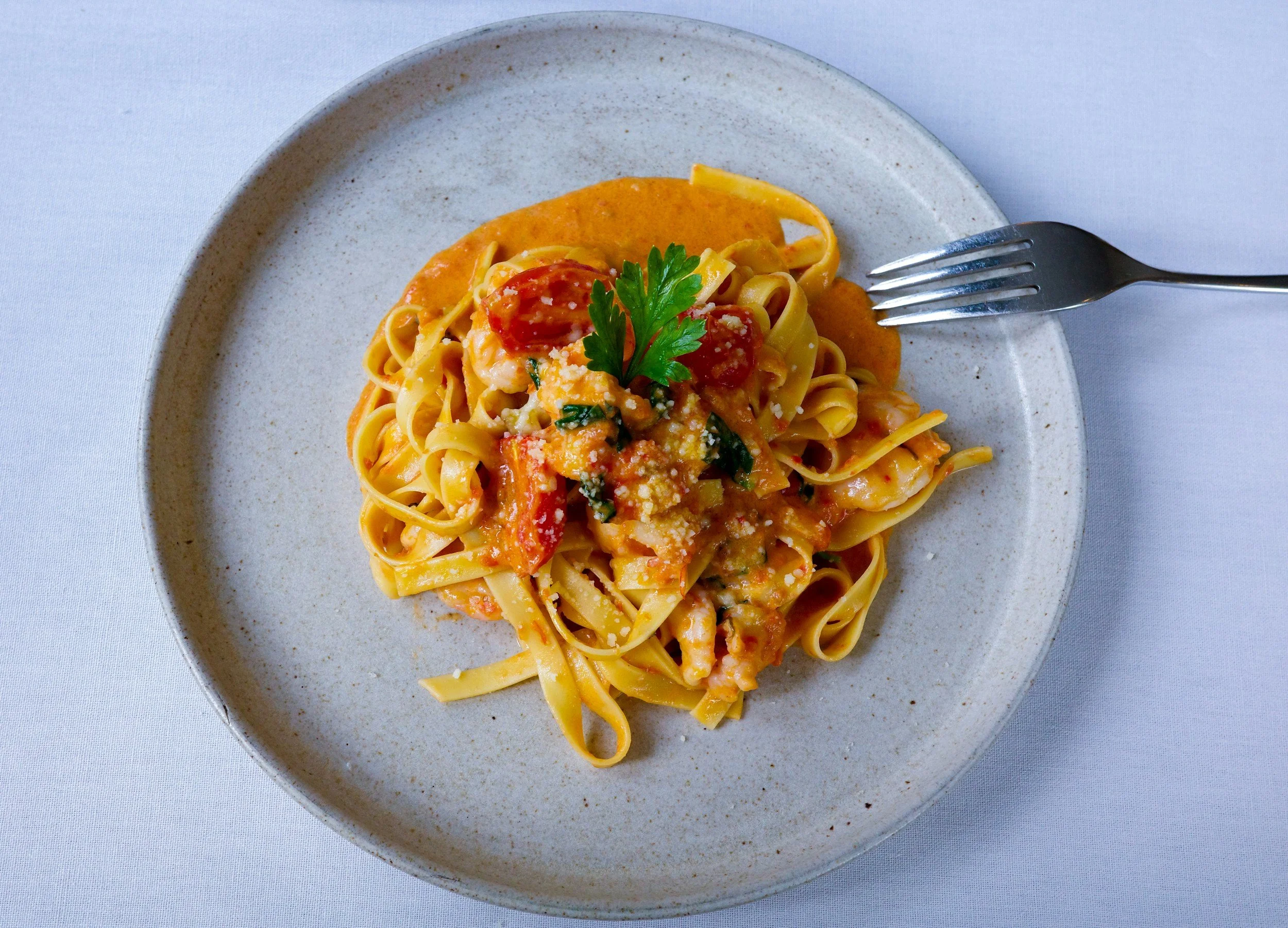 Garlic Butter Shrimp Pasta